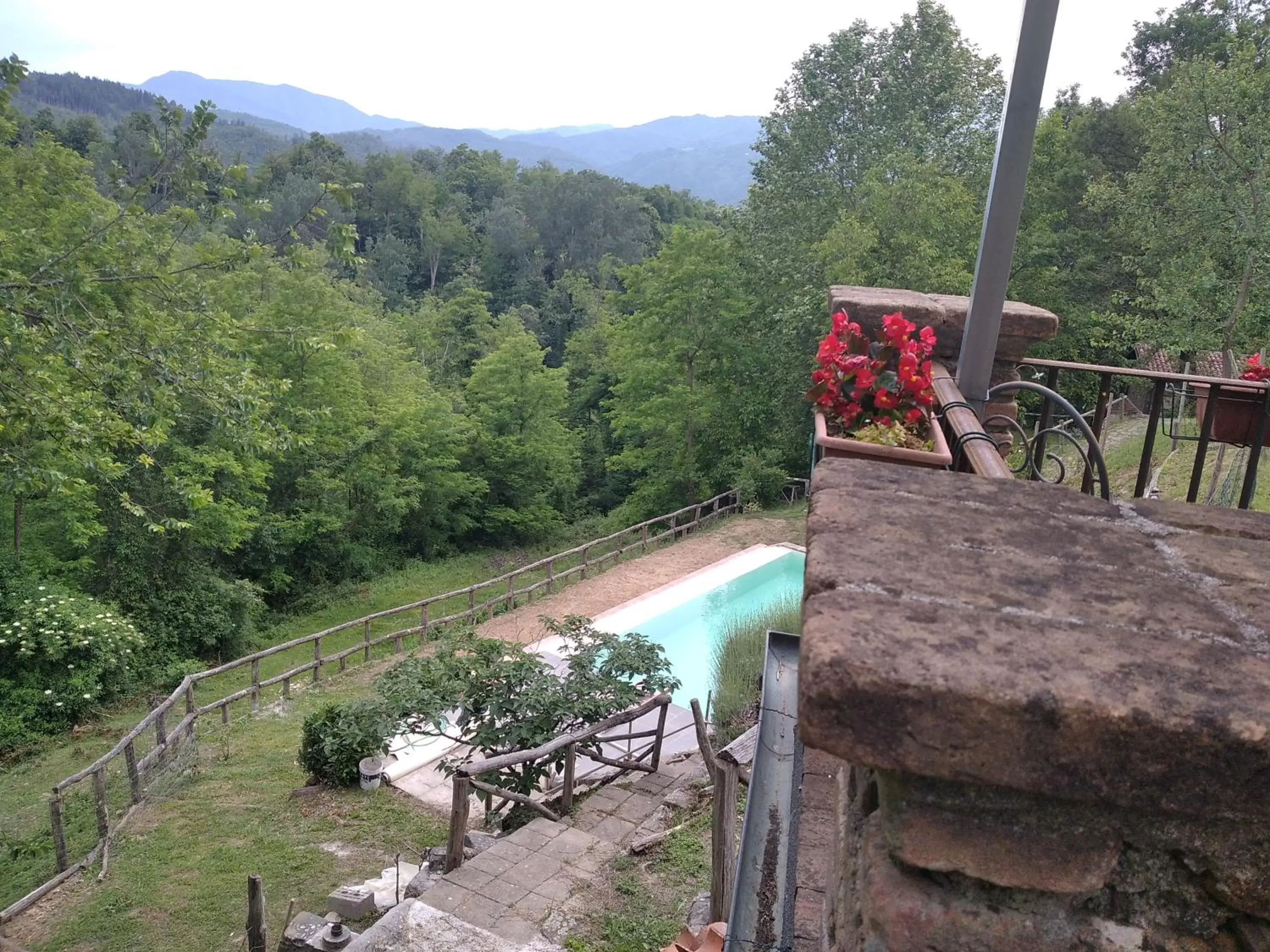 Pool View in Villa Belvedere