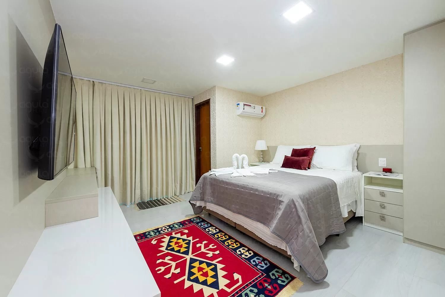 Bed in Águia Flats Pousada