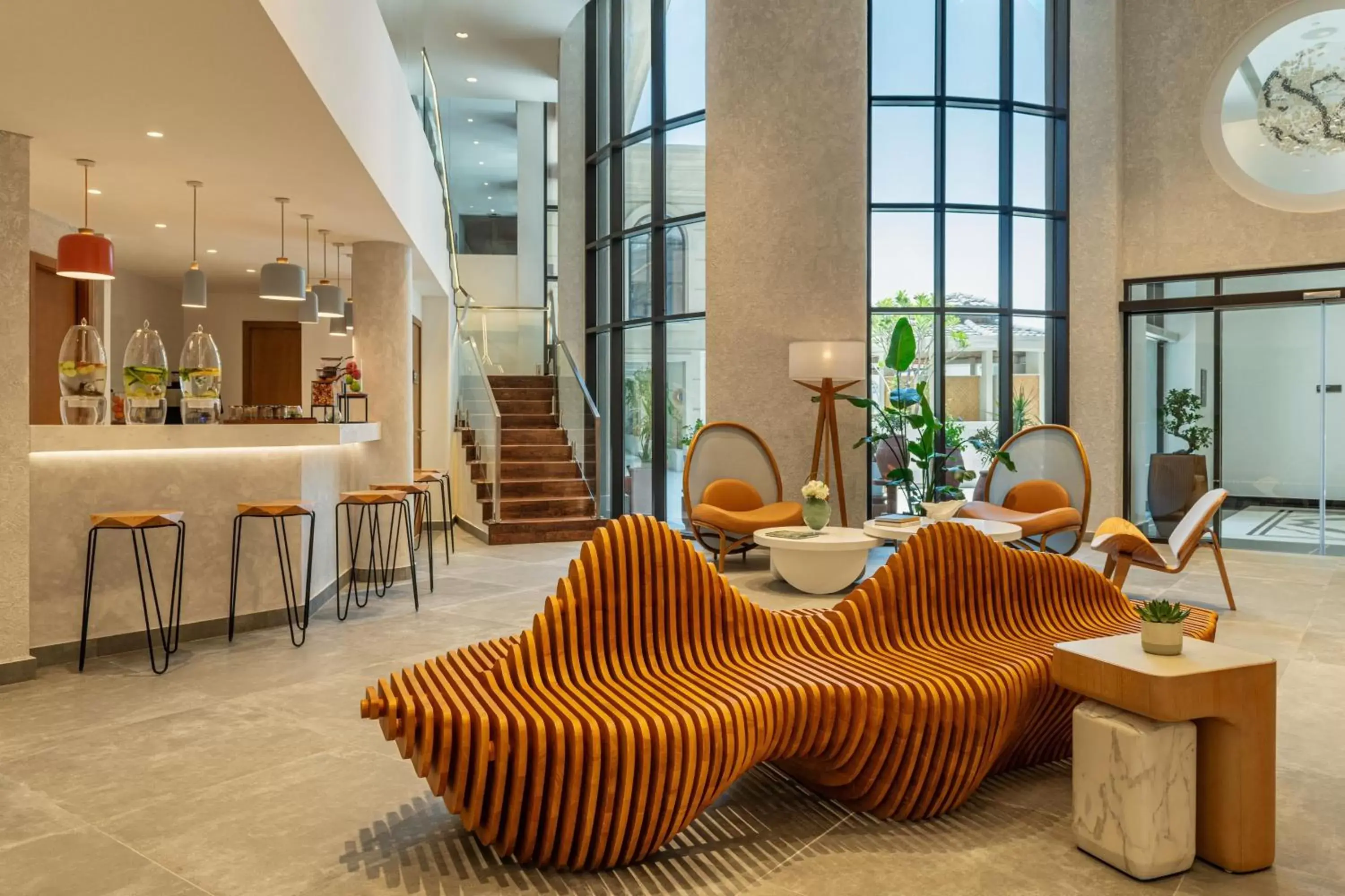 Lobby or reception, Lounge/Bar in Le Royal Méridien Doha
