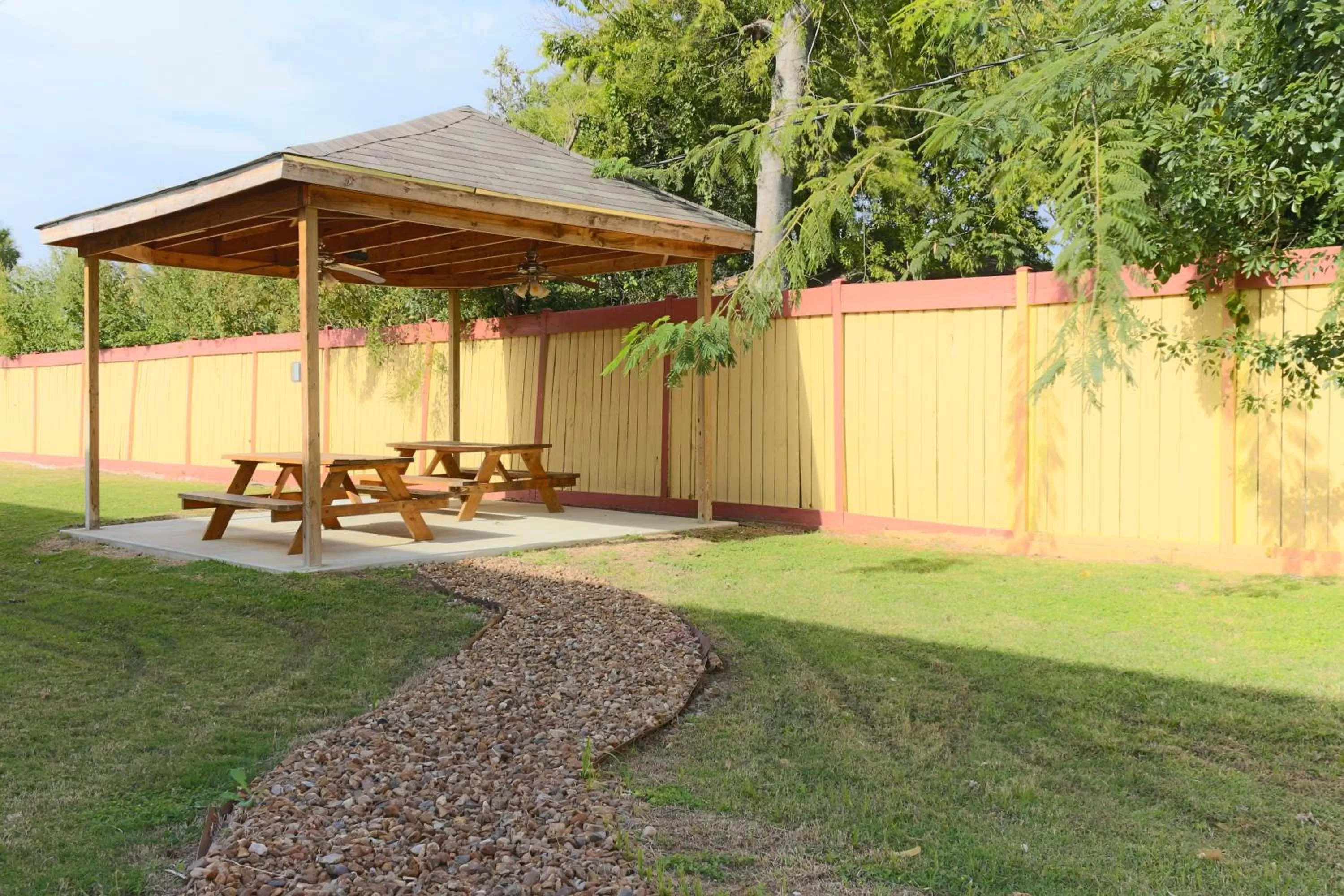 Patio in The Symphony Inn & Suites