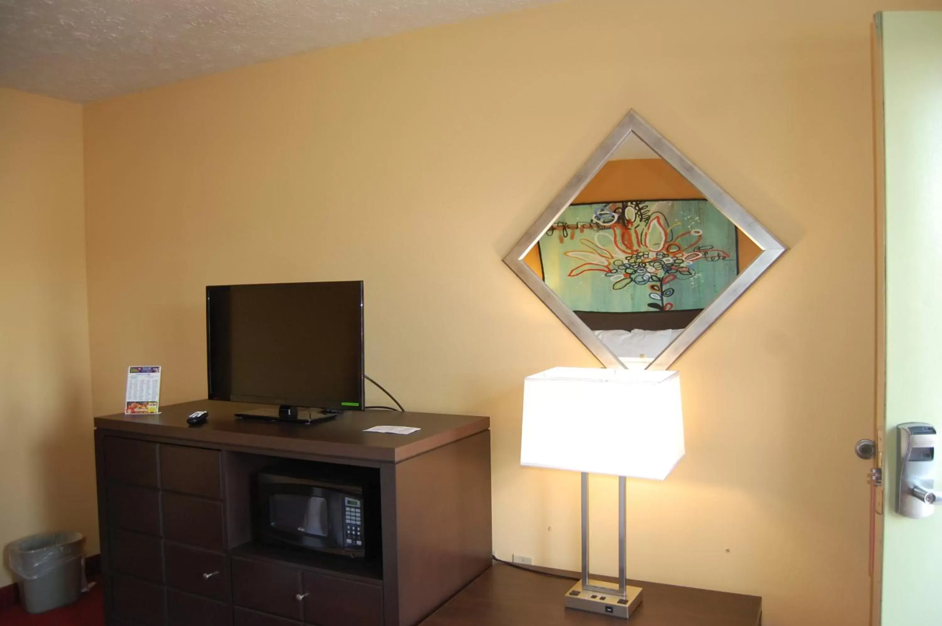 Decorative detail, TV/Entertainment Center in Vacation Lodge