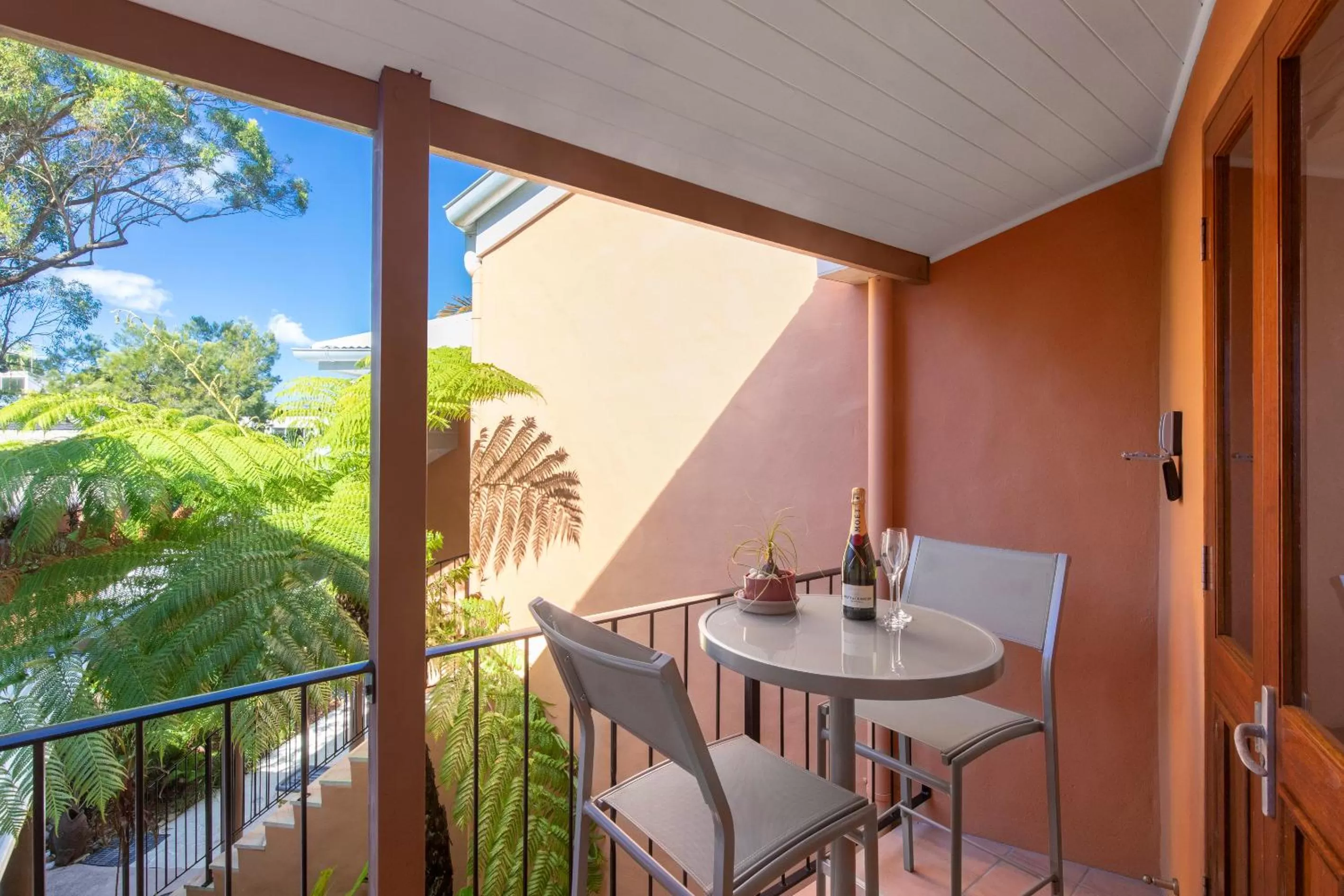 Patio in L'Auberge Noosa