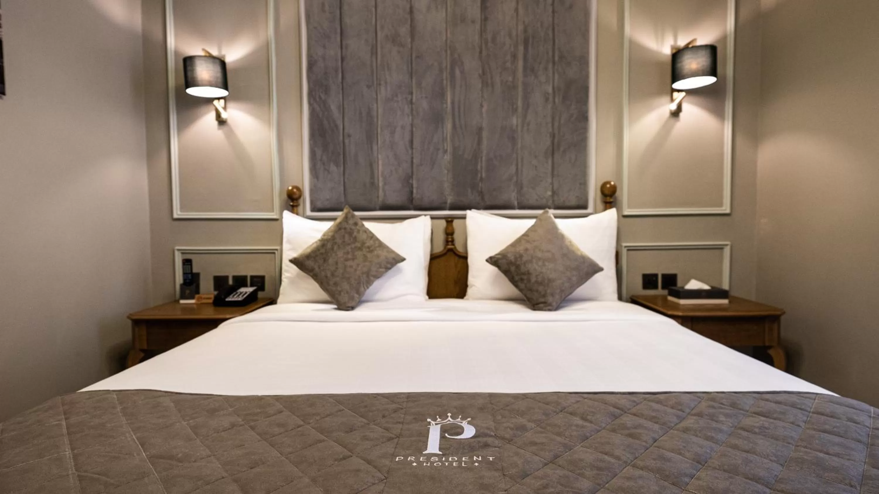 Bed in President Hotel