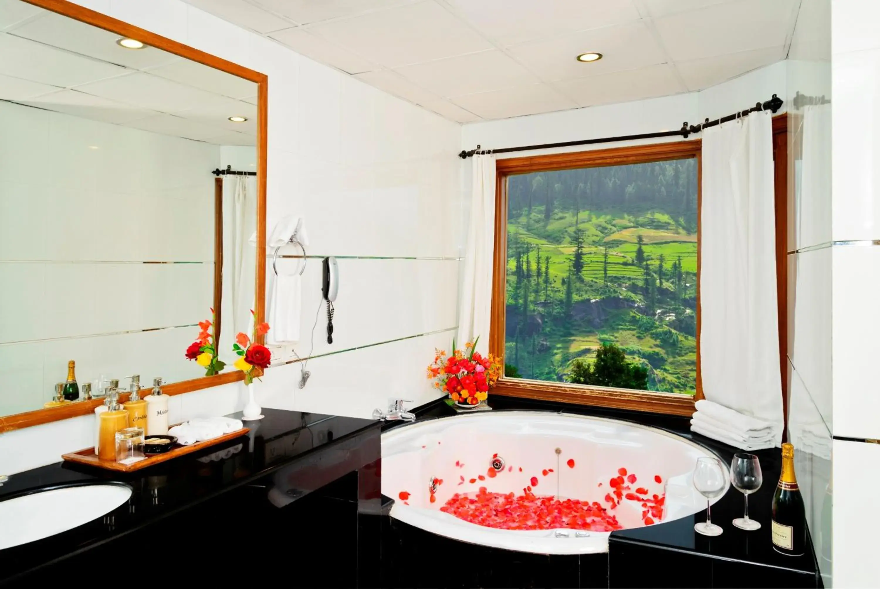 Bathroom in Solang Valley Resort