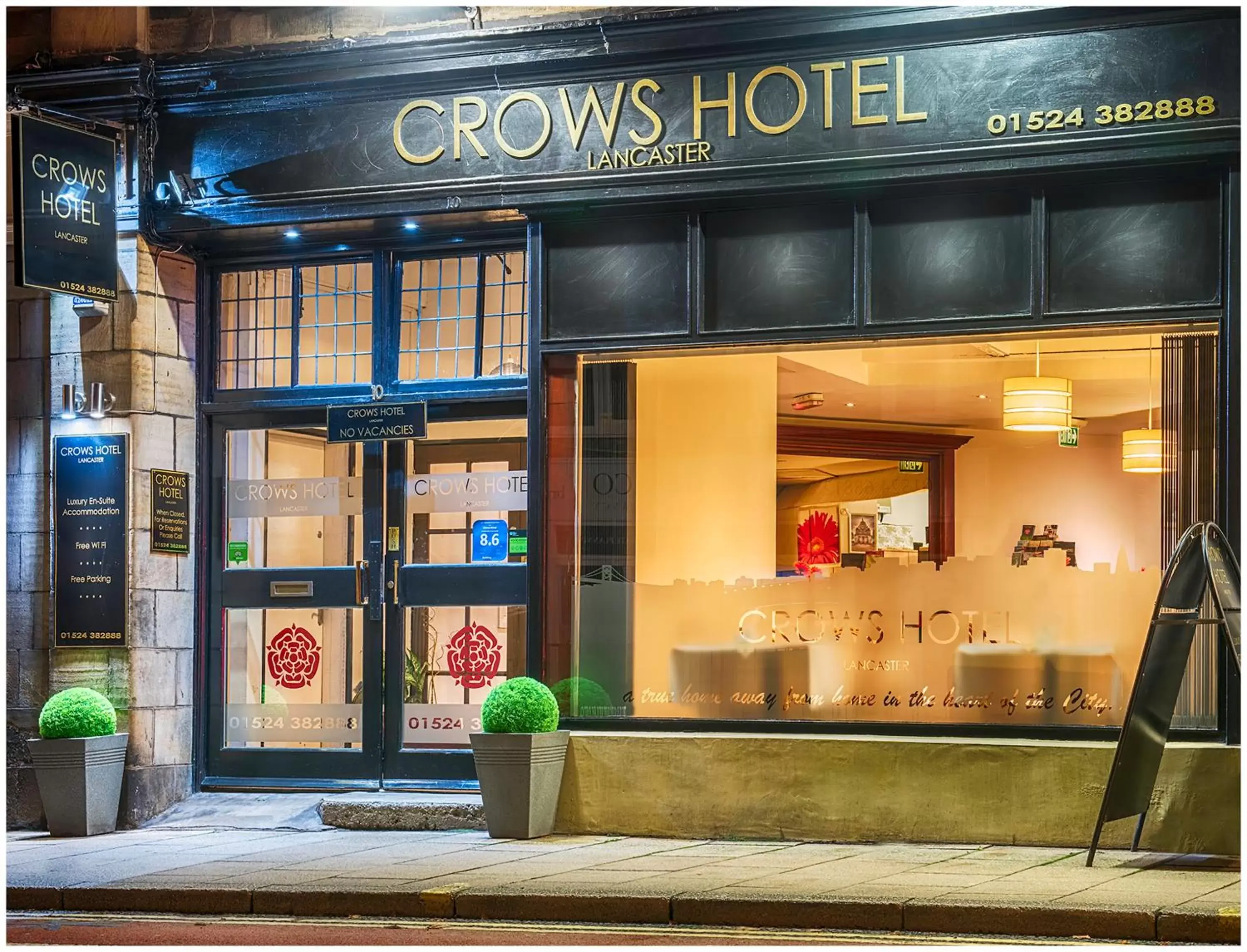 Facade/Entrance in Crows Hotel