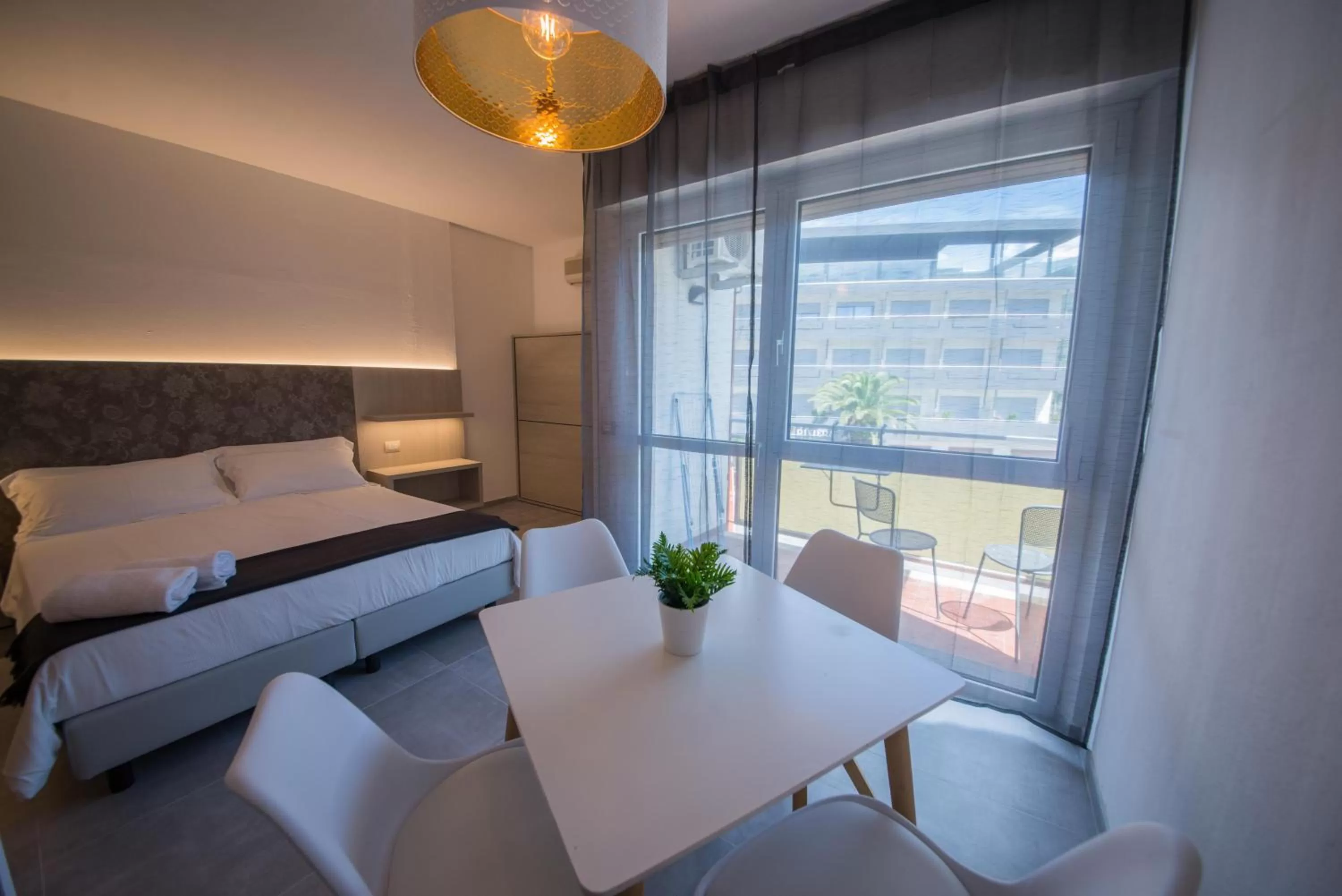 Living room, Bed in Residence Cristine