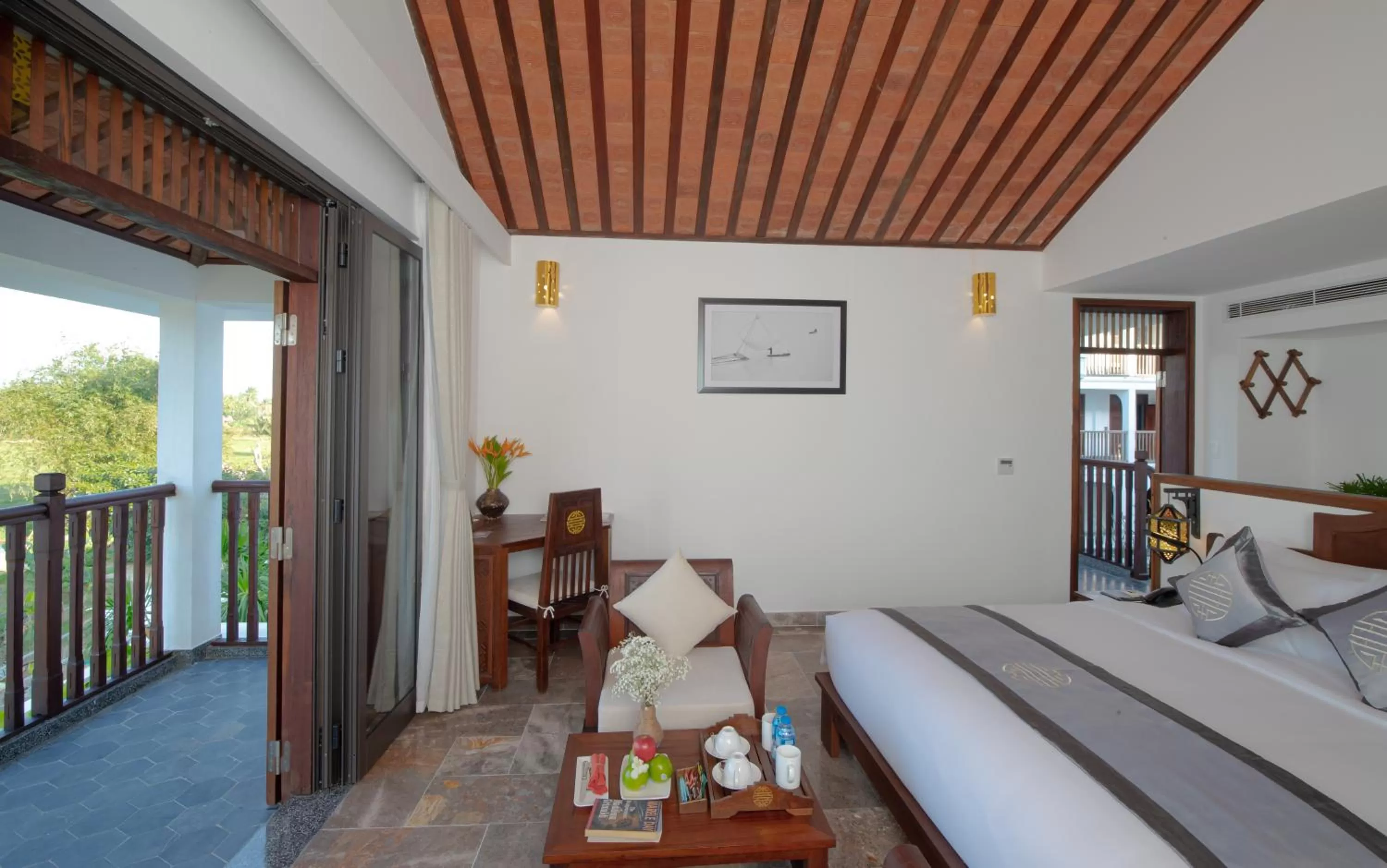 Bed in Legacy Hoi An Resort - formerly Ancient House Village Resort & Spa