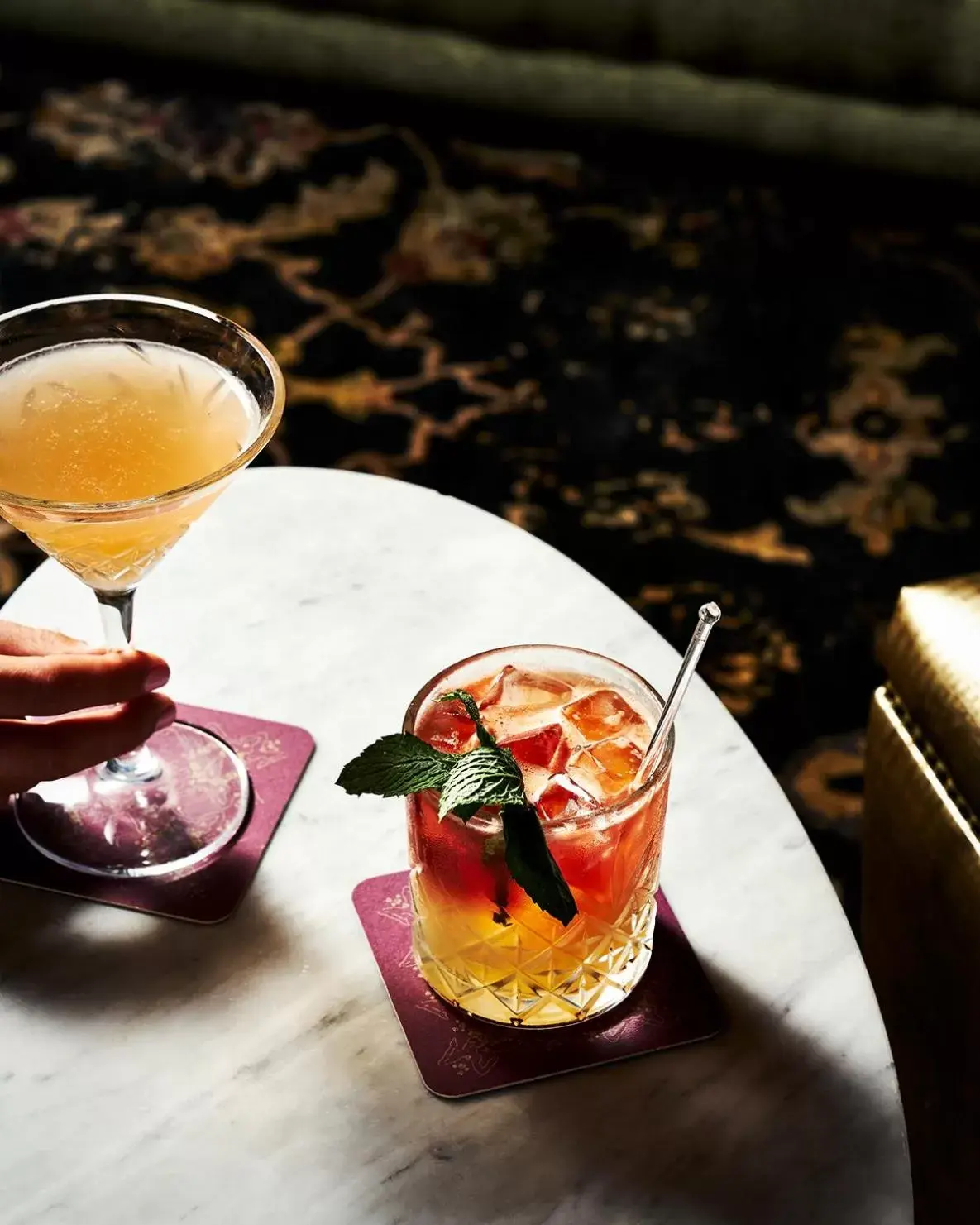 Drinks, Food in The James New York - NoMad