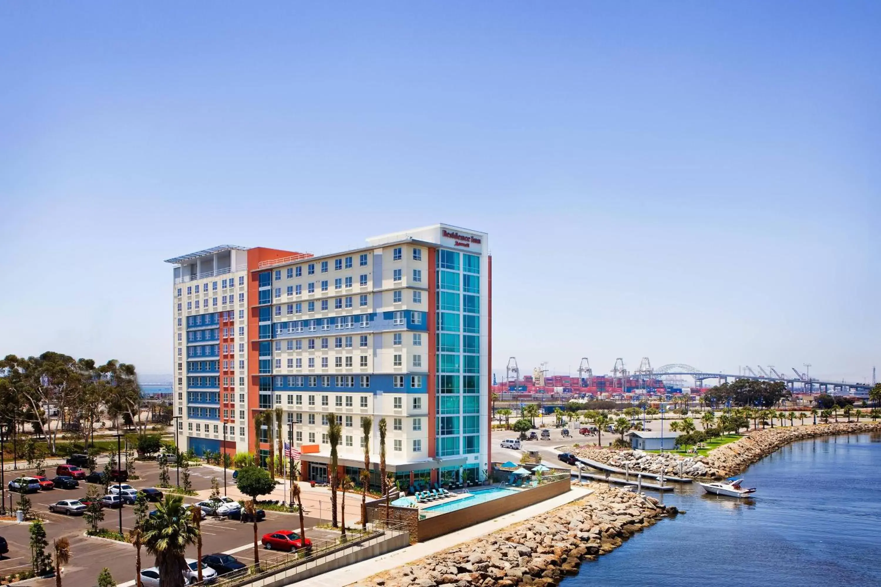 Property building in Residence Inn Long Beach Downtown