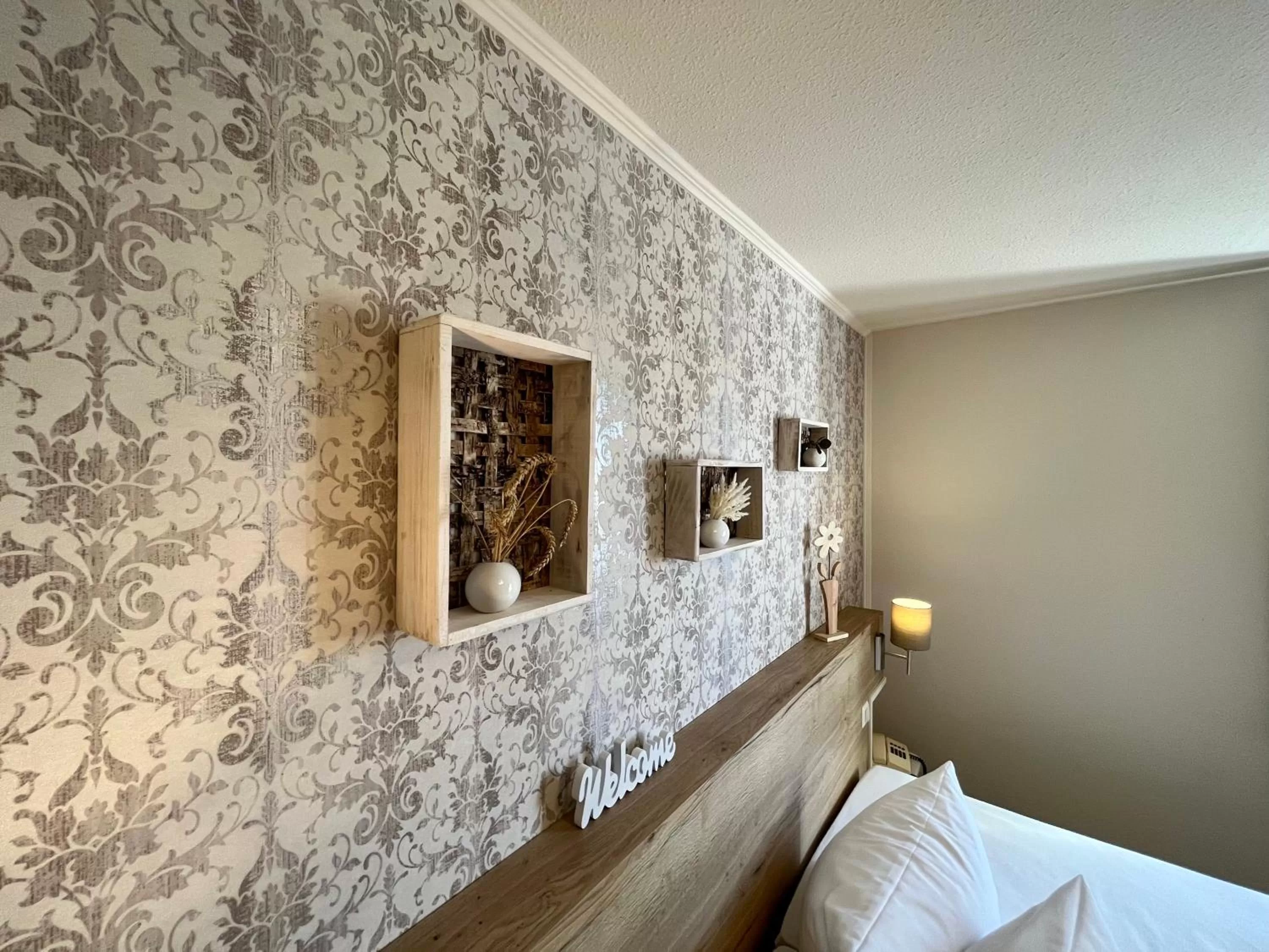 Photo of the whole room, Bed in Hotel in der Mühle