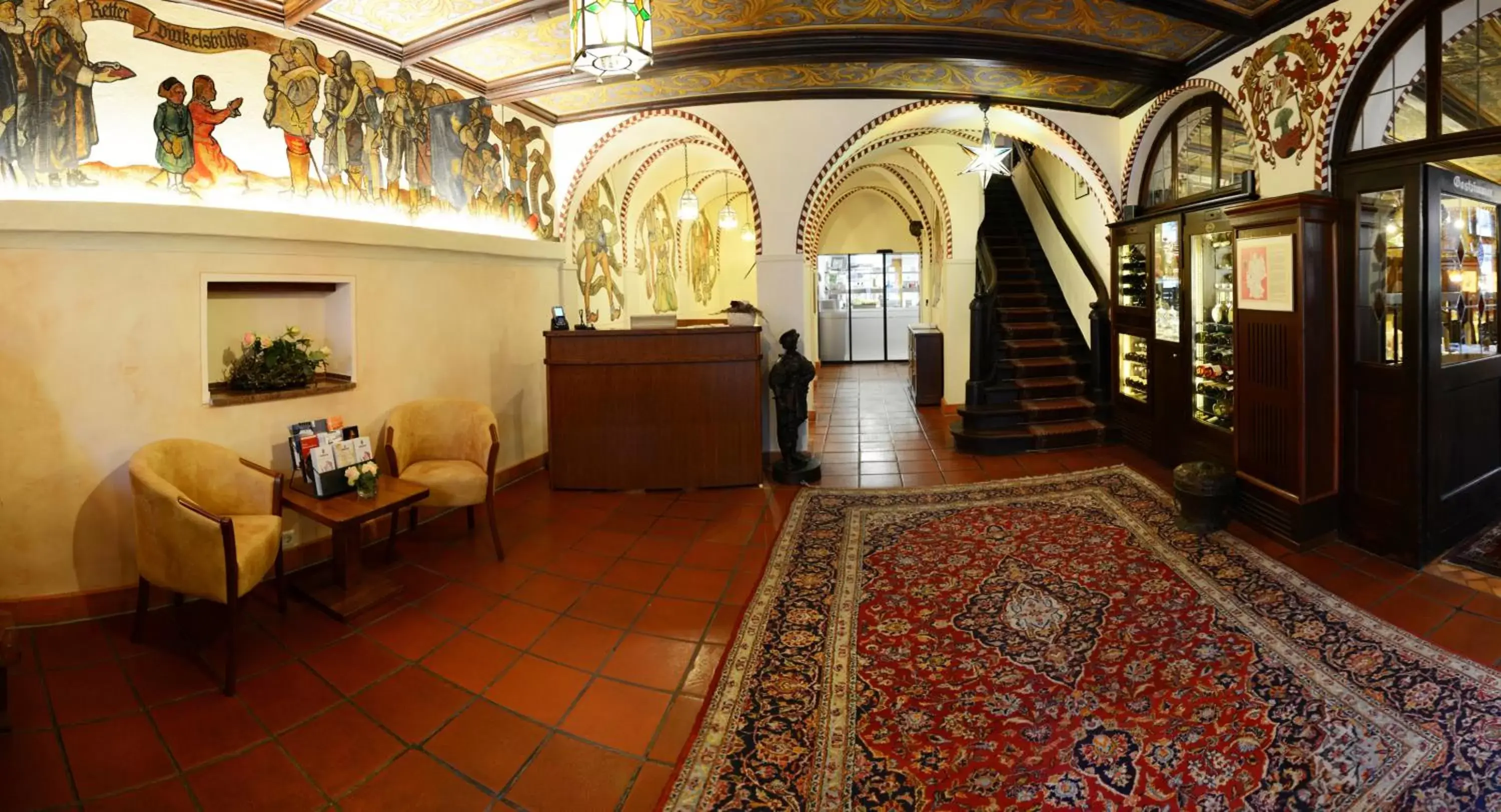 Lobby or reception in Hotel Deutsches Haus