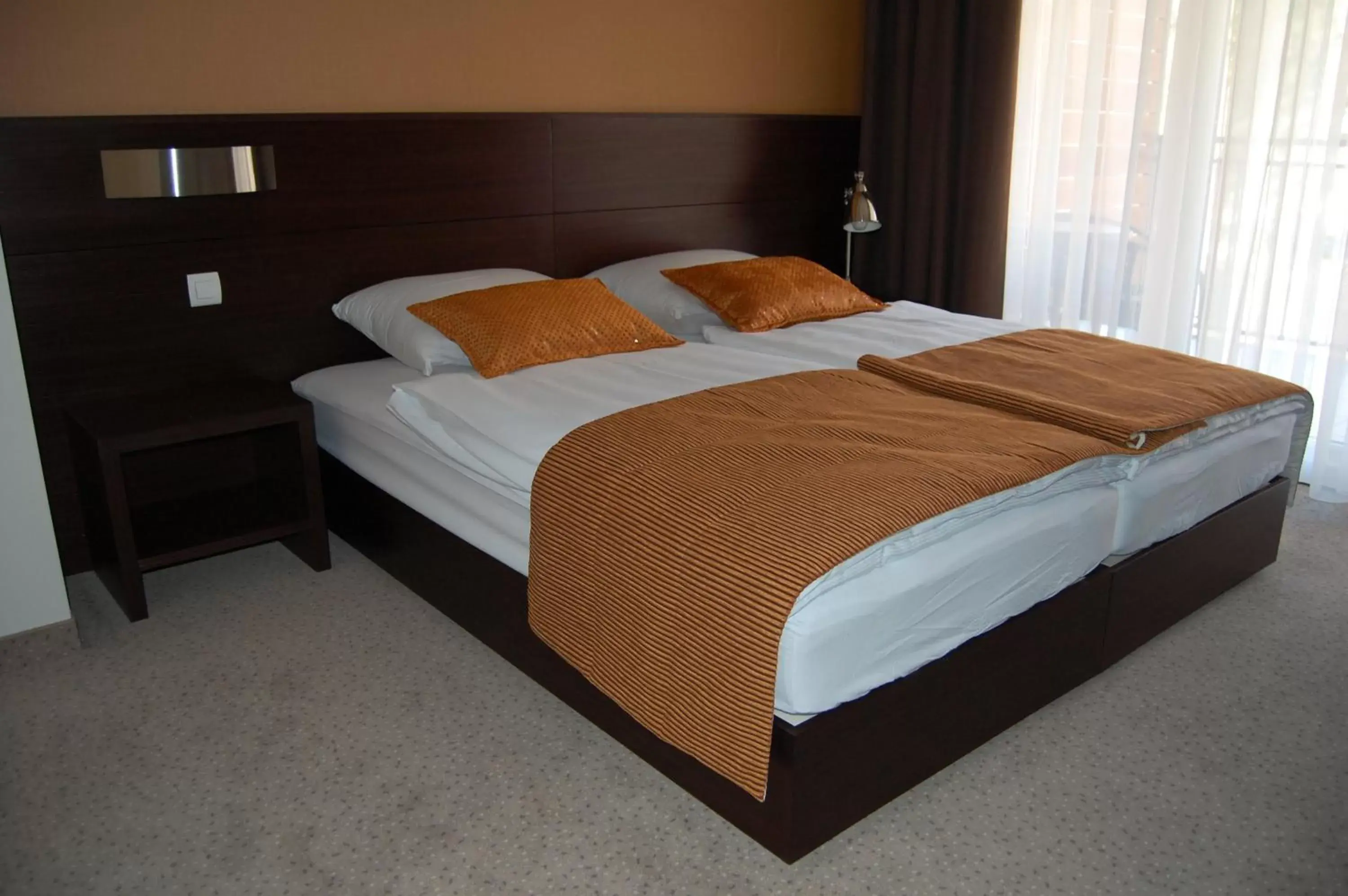 Bed in Hotel Mangart