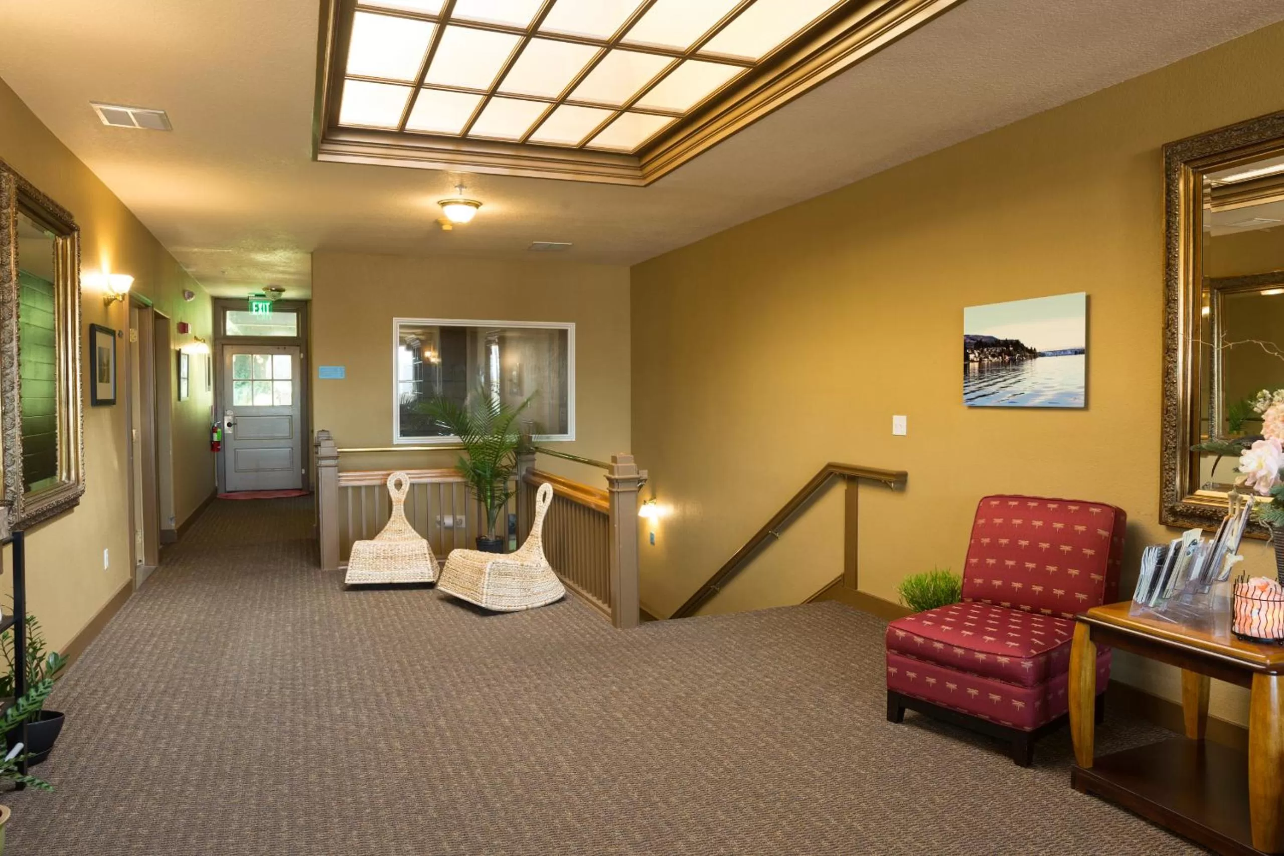 Lobby or reception in Hotel Cathlamet