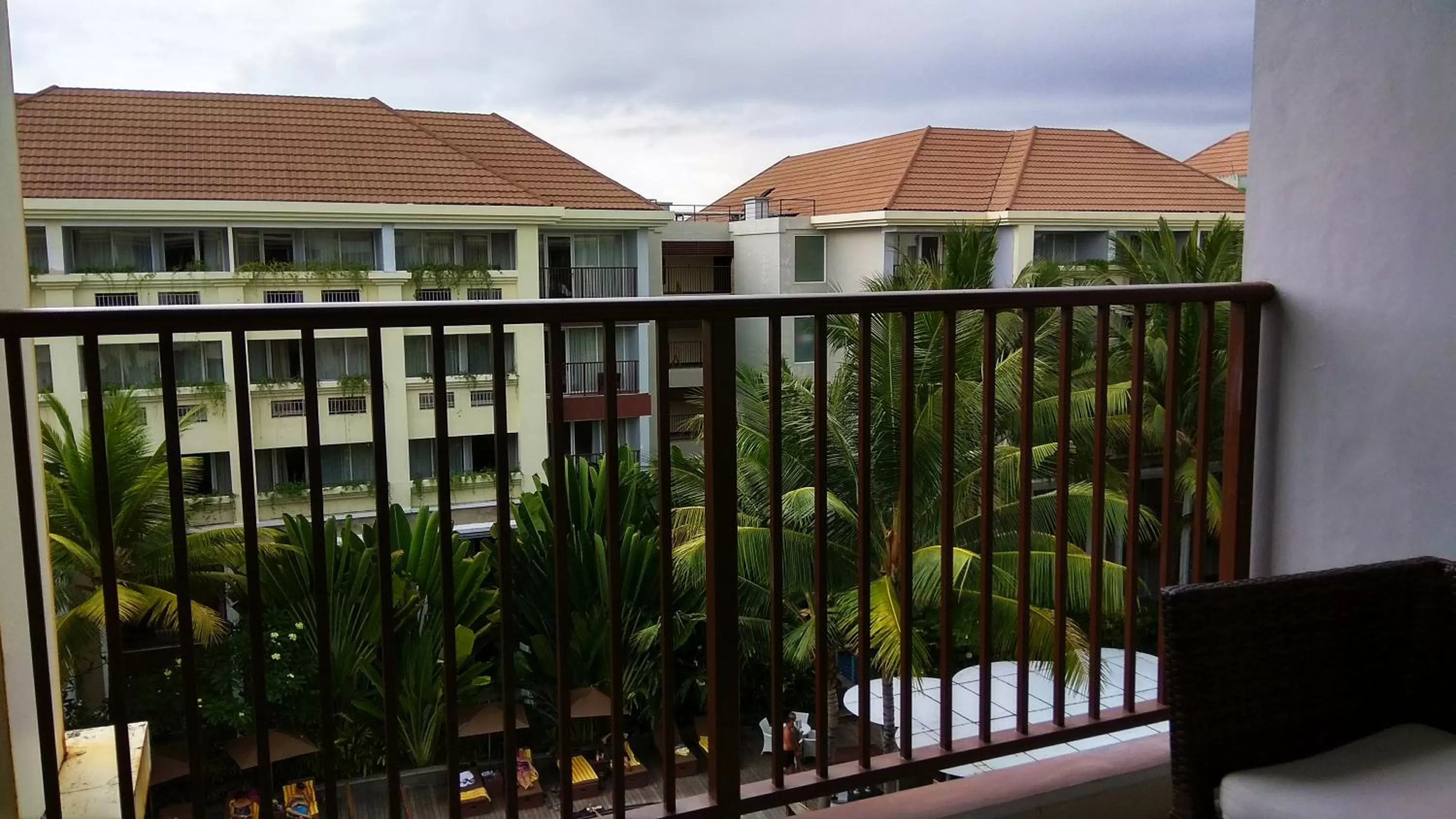 Balcony/Terrace, Pool View in Swiss-Belresort Watu Jimbar