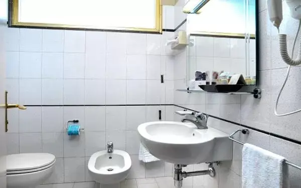 Toilet, Bathroom in Hotel Ristorante Alcide
