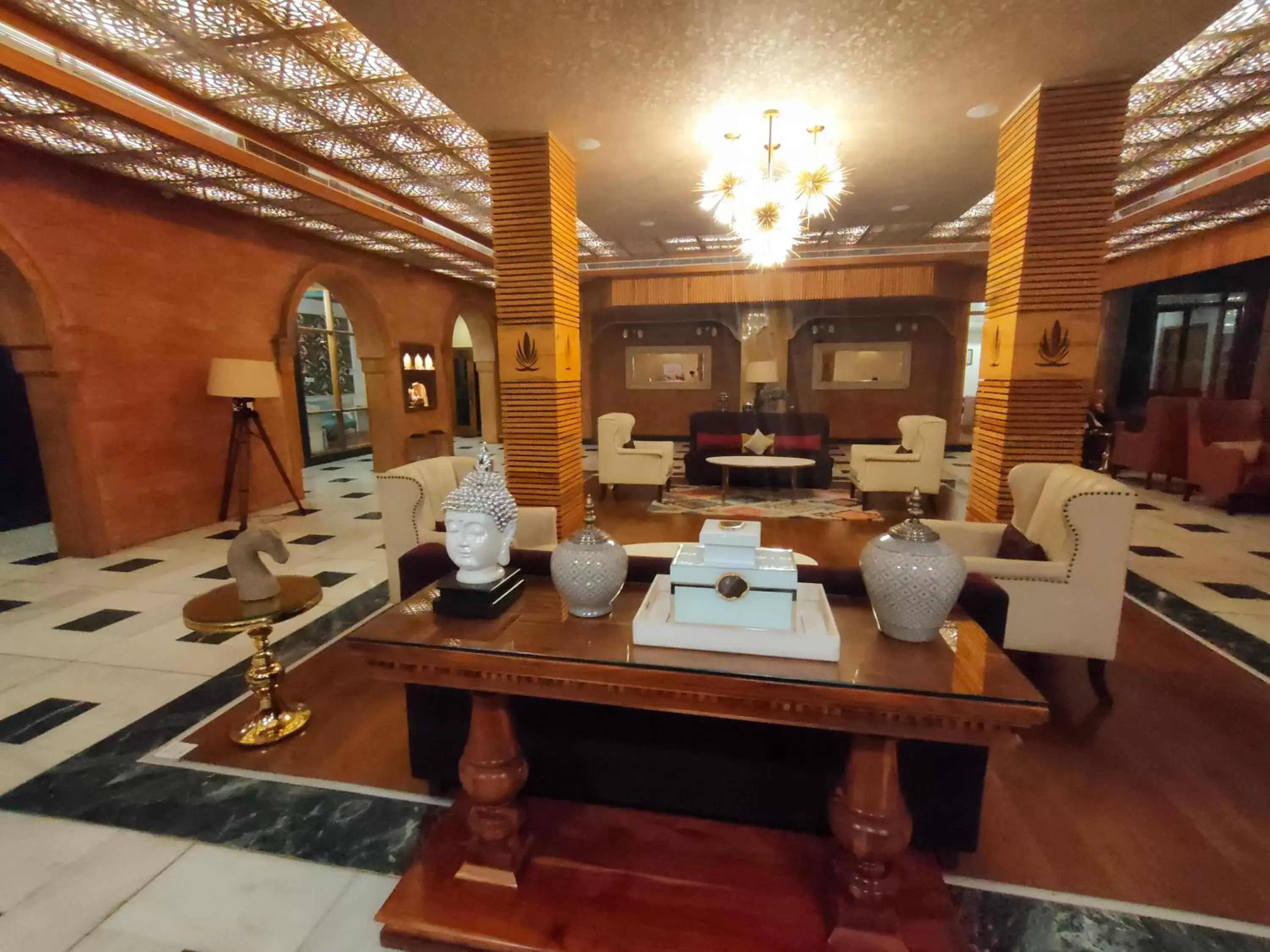 Lobby or reception in Hotel Natraj Rishikesh