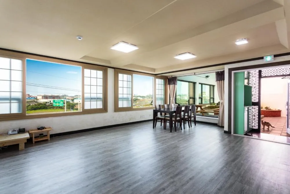 Living room in Jeju Wayo Pension