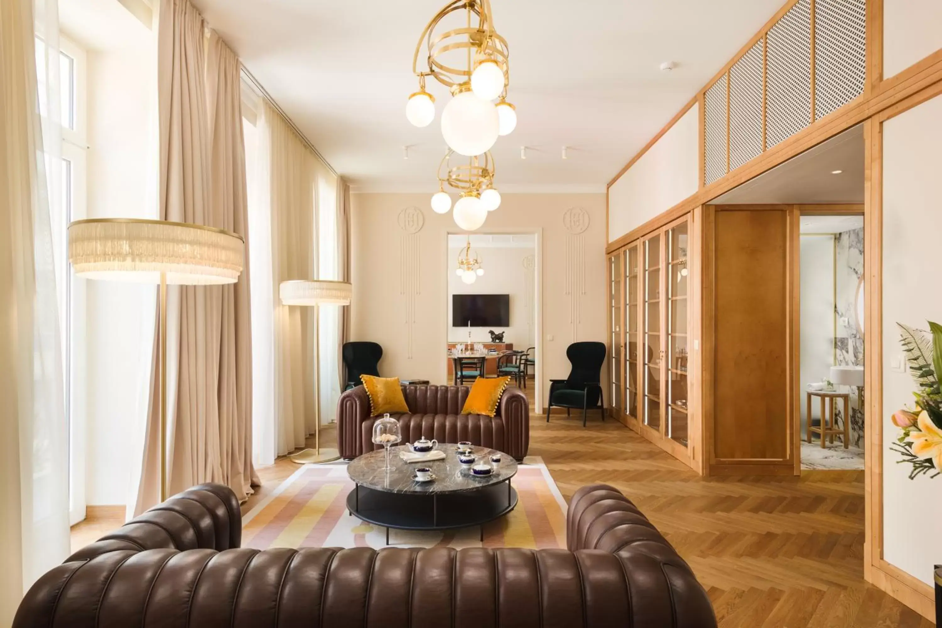 Dining area in Grand Hotel Union Eurostars