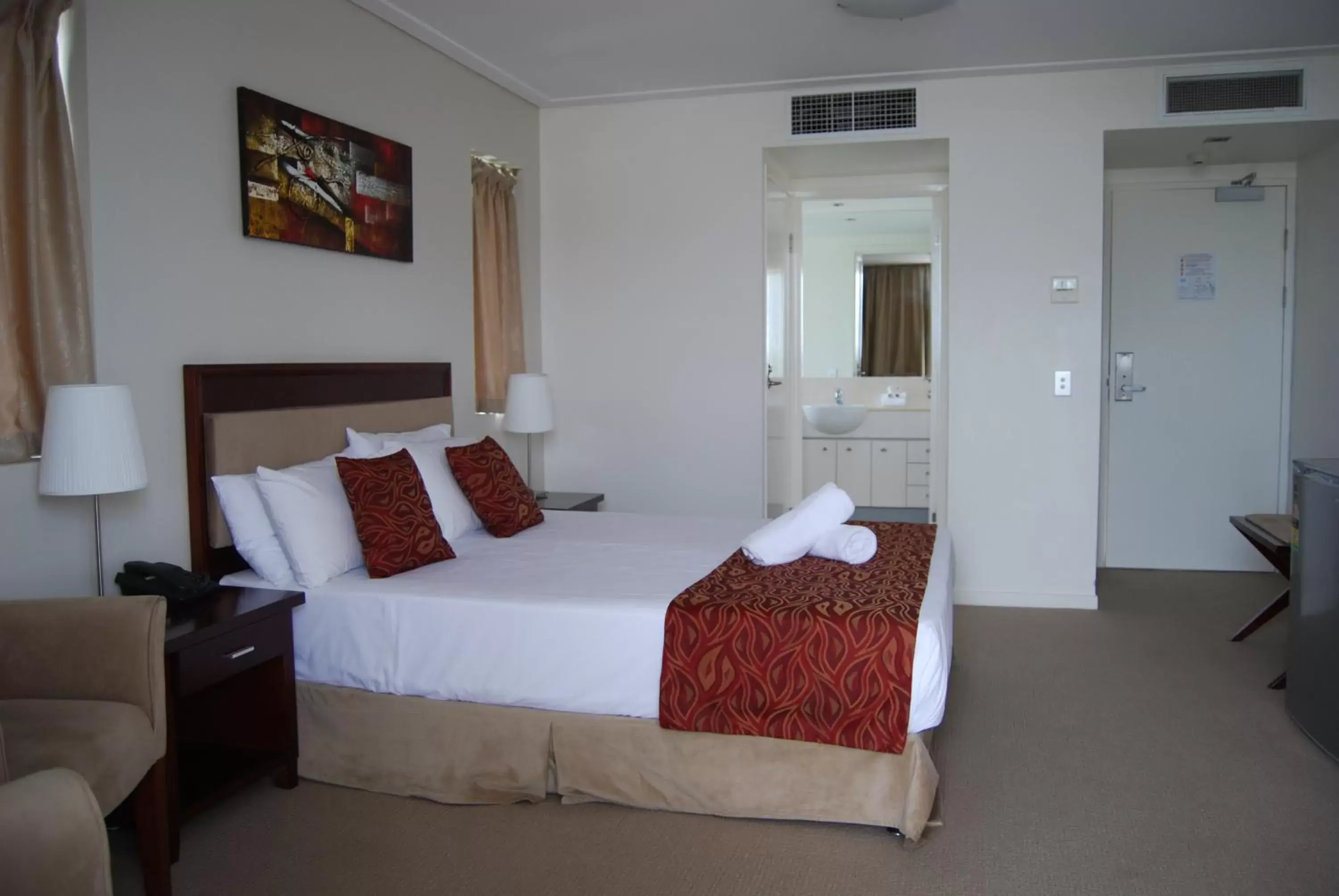 Bed in Ocean Views Resort Caloundra