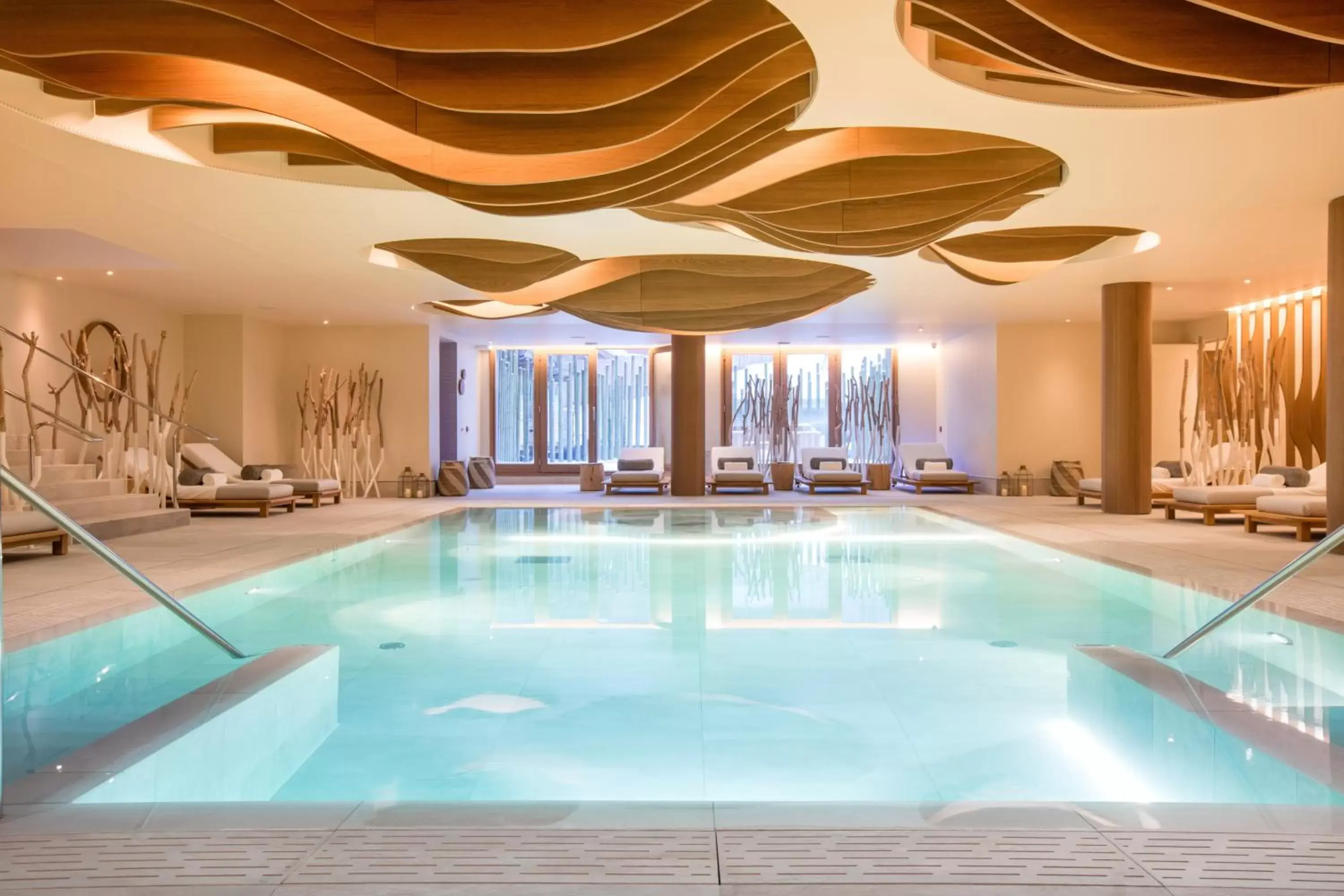 Swimming Pool in Six Senses Residences & Spa Courchevel