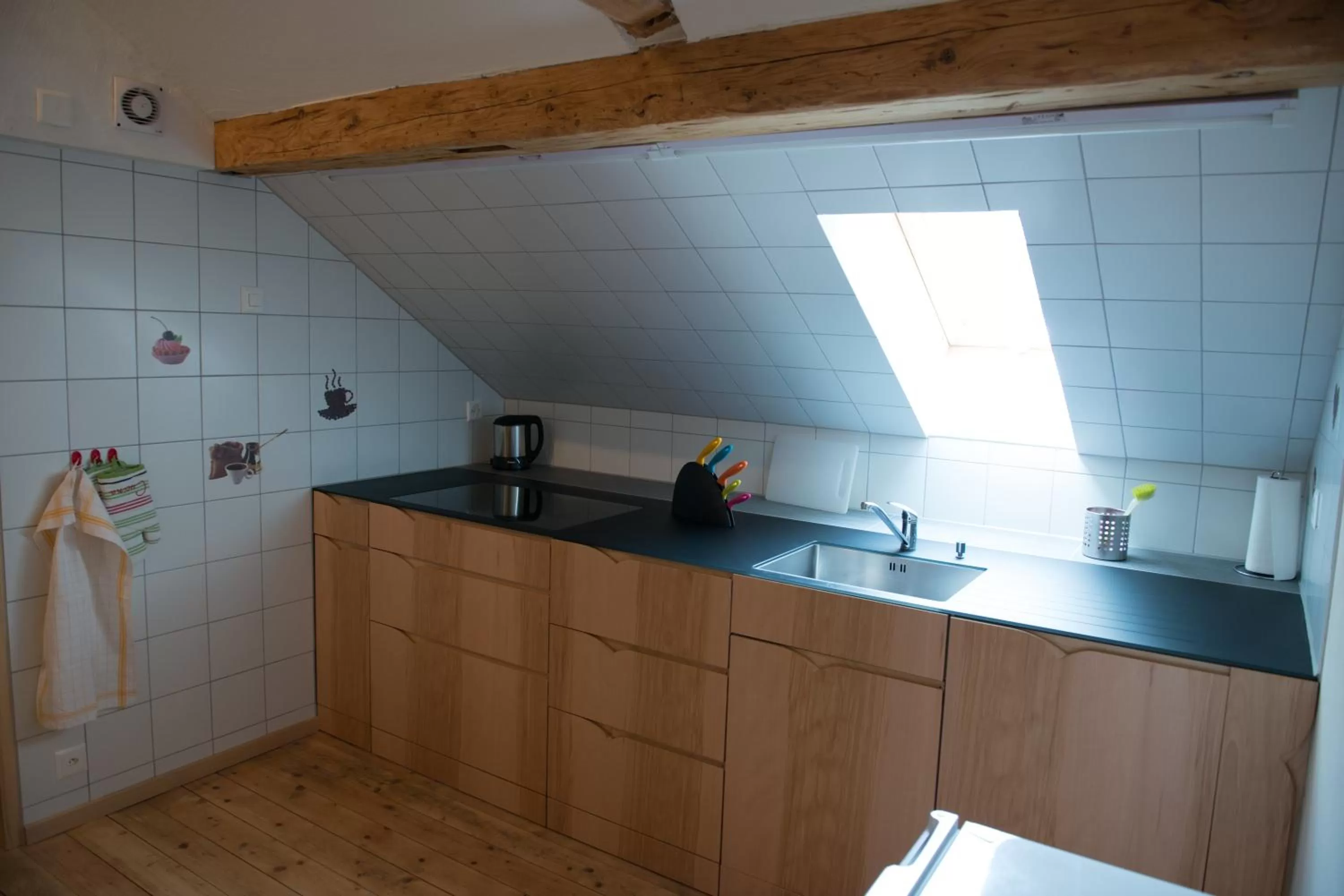 Kitchen or kitchenette in Hirschen B&B