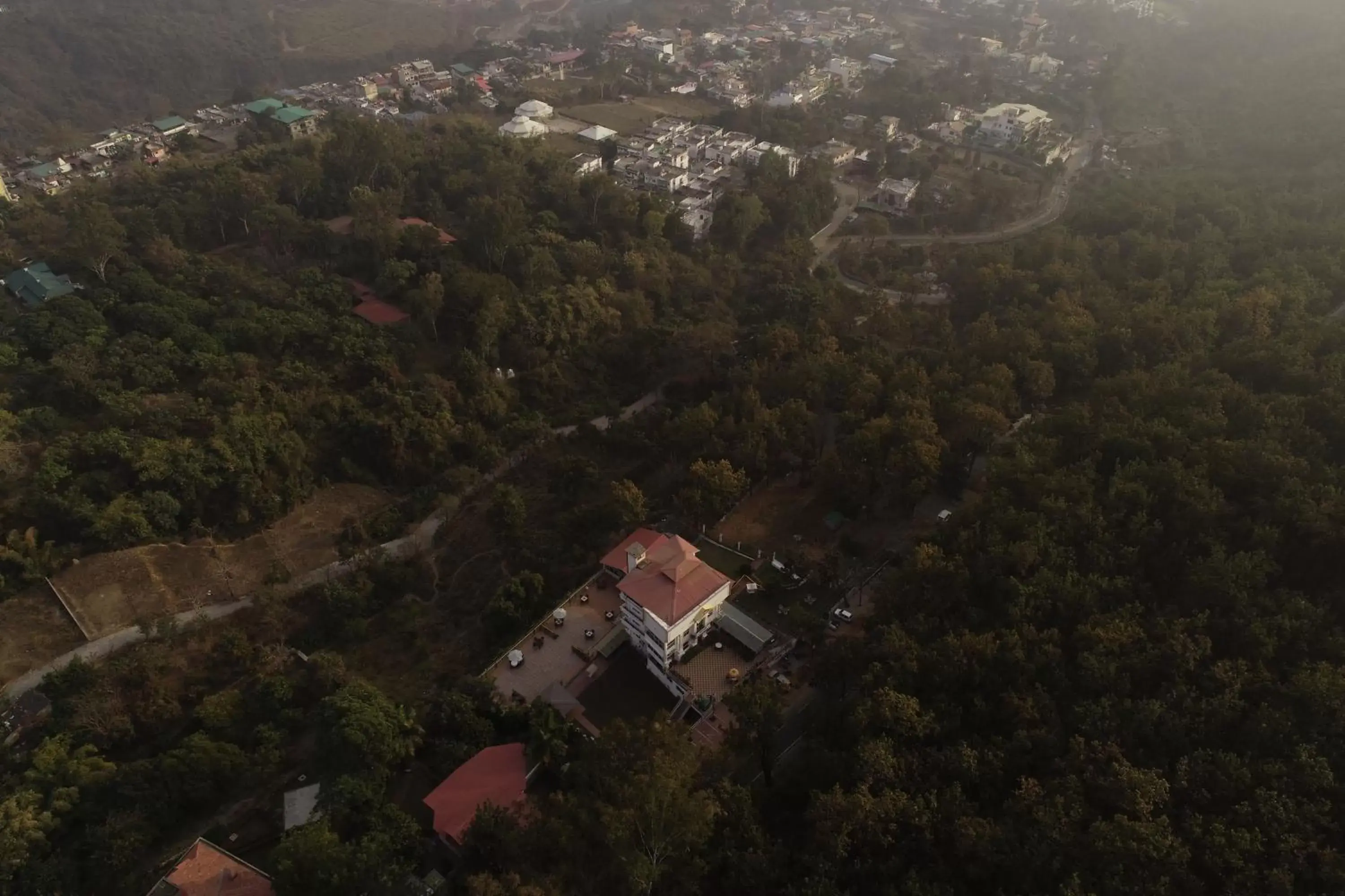 Bird's eye view, Bird's-eye View in Hotel Rajpur Heights