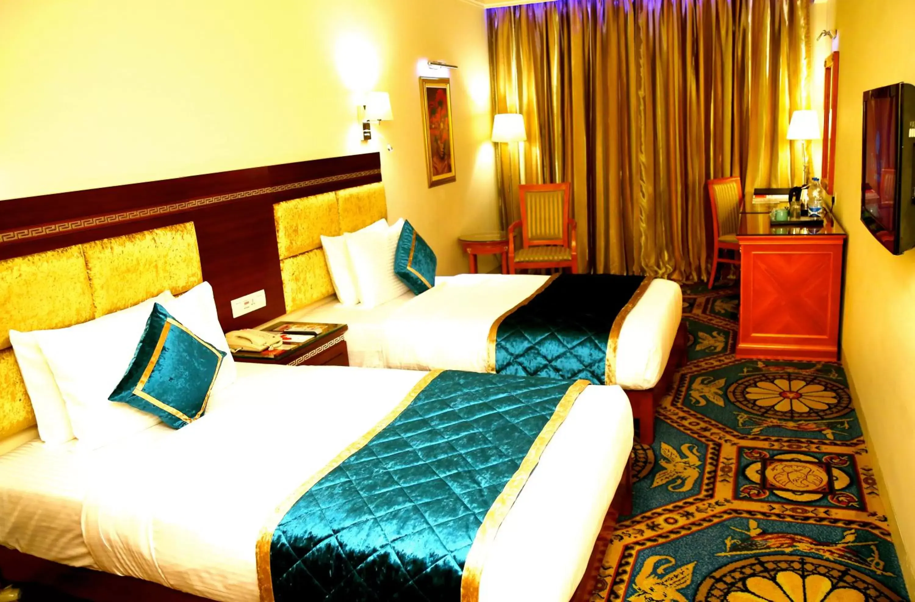 Bed in Ramada Amritsar