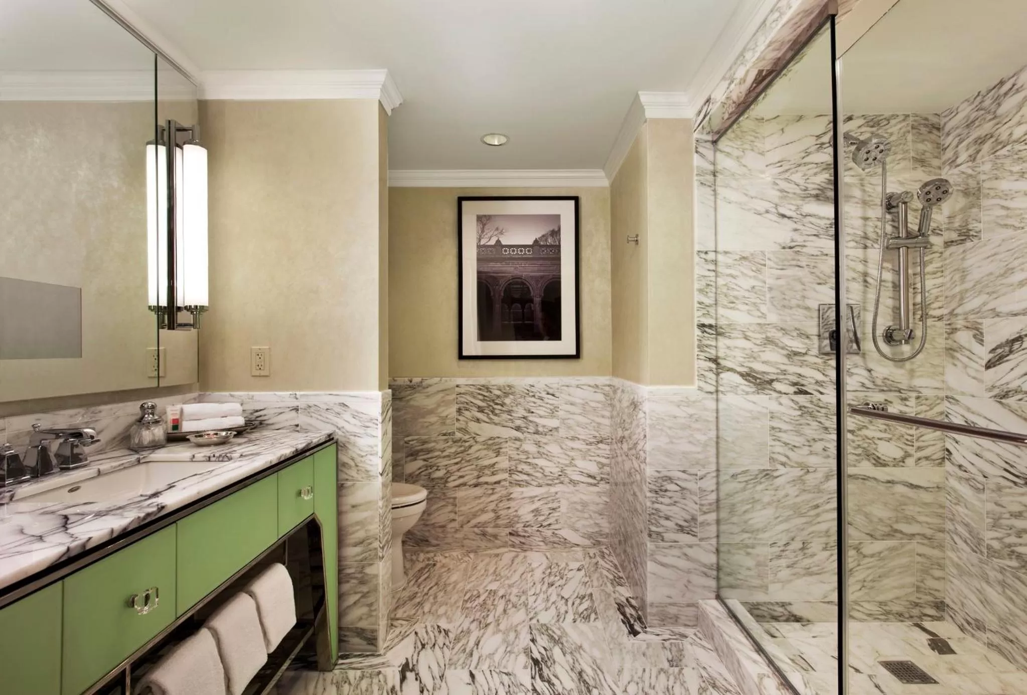 Bathroom in Loews Regency New York Hotel