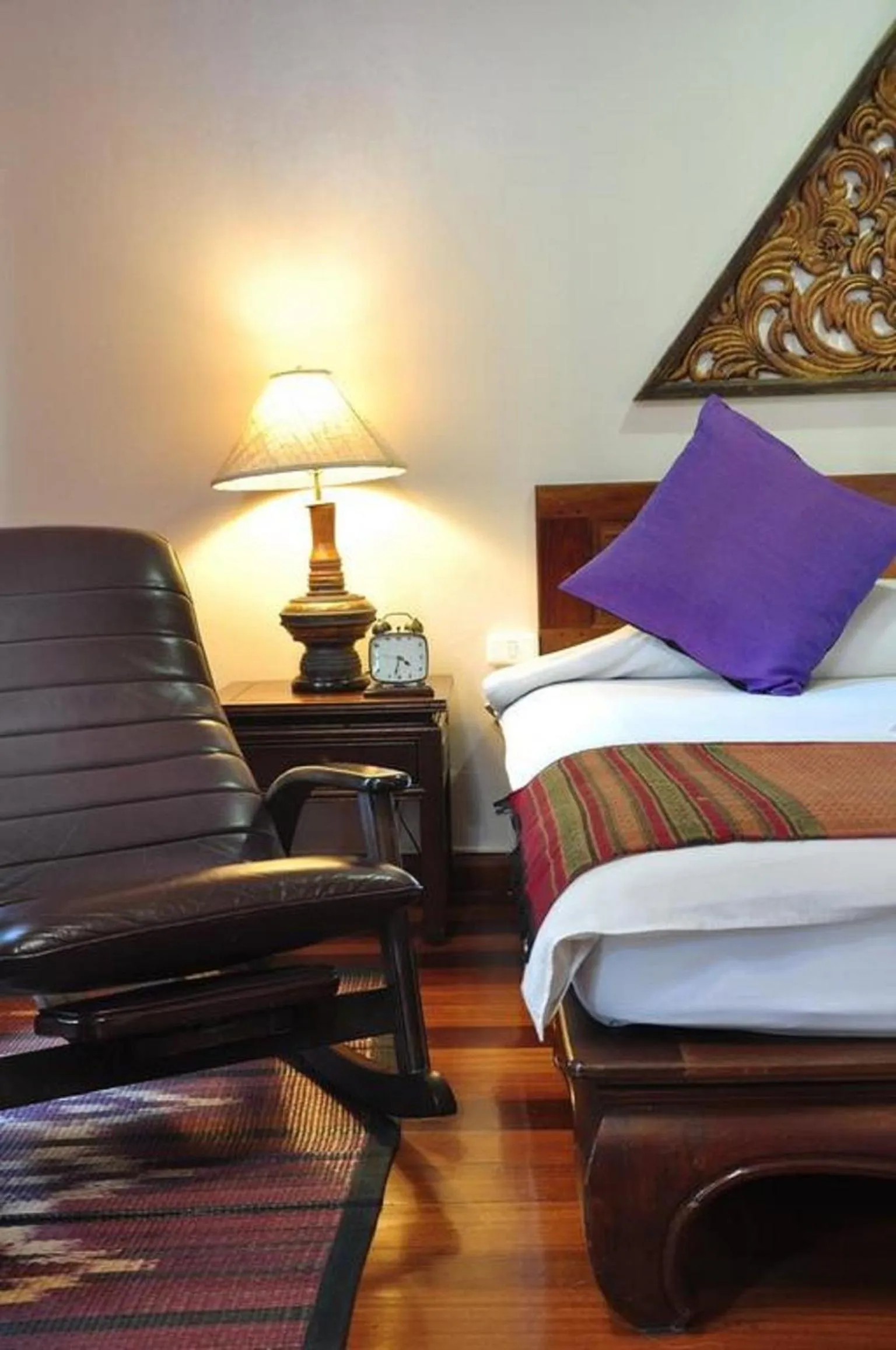 Bed in The Siam Heritage Hotel