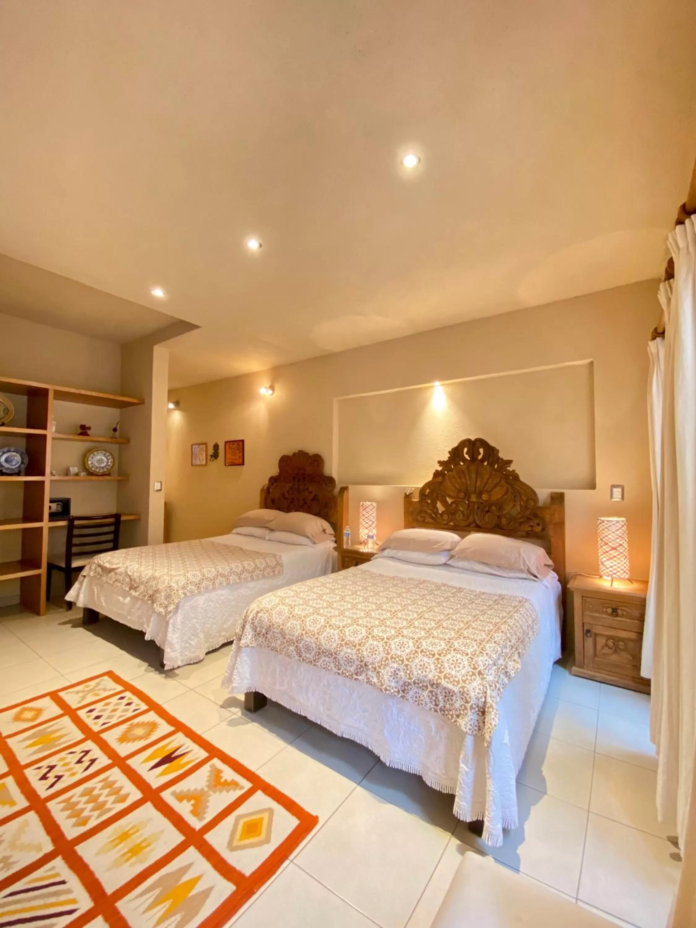 Bed in Hotel Tierra de Sol y Luna