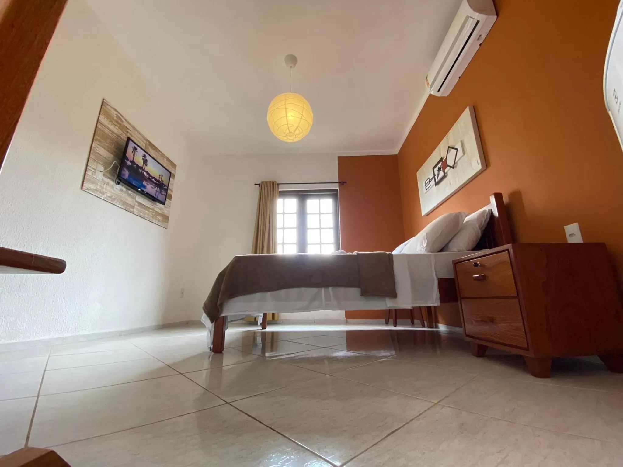 Bed in Refúgio Pousada Fortaleza