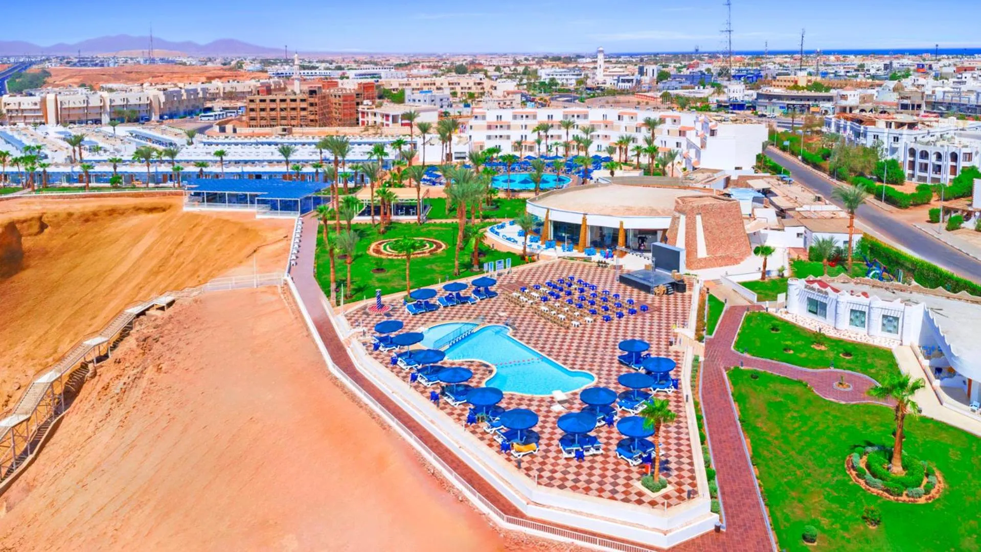 Bird's eye view in Albatros Sharm Resort - By Pickalbatros
