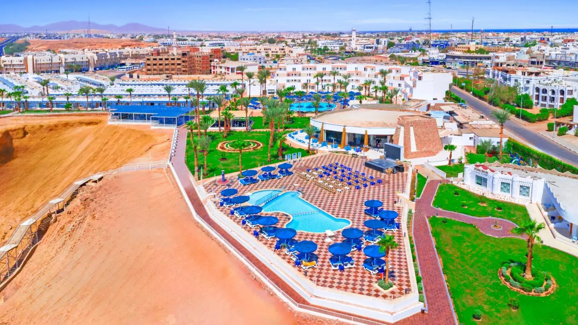 Bird's eye view, Bird's-eye View in Albatros Sharm Resort - By Pickalbatros