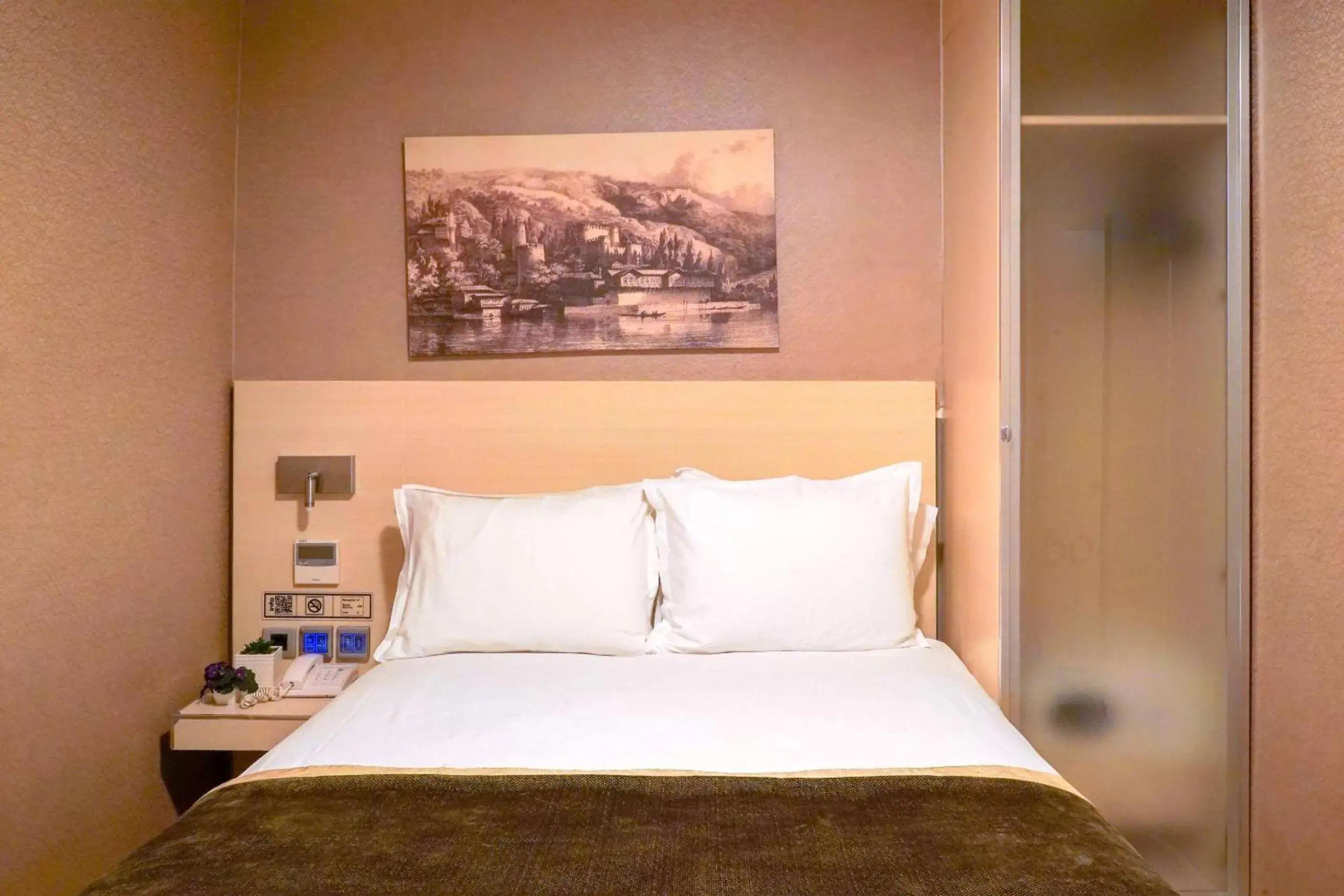 Bed in Hotel Troya