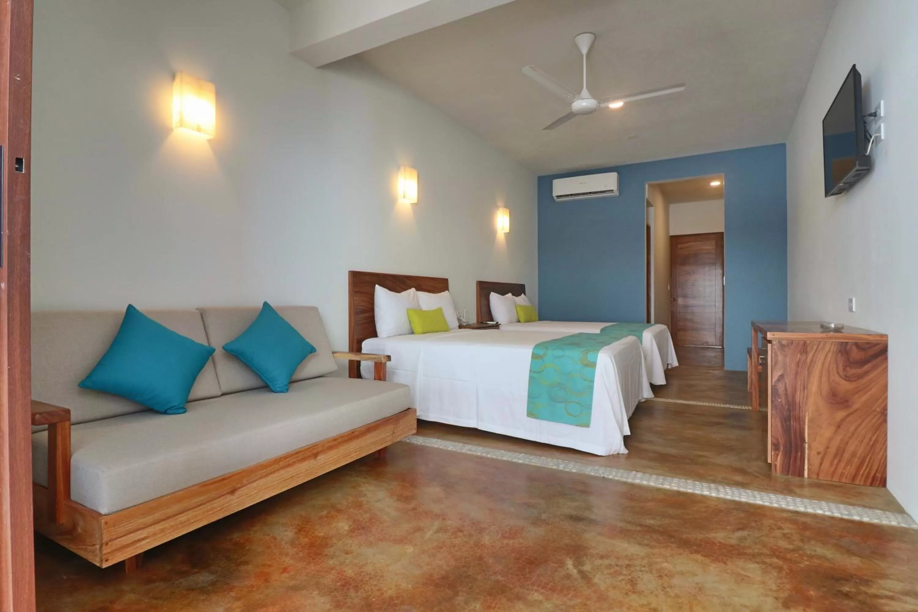 Bed in Punta Zicatela Hotel - Adults Only