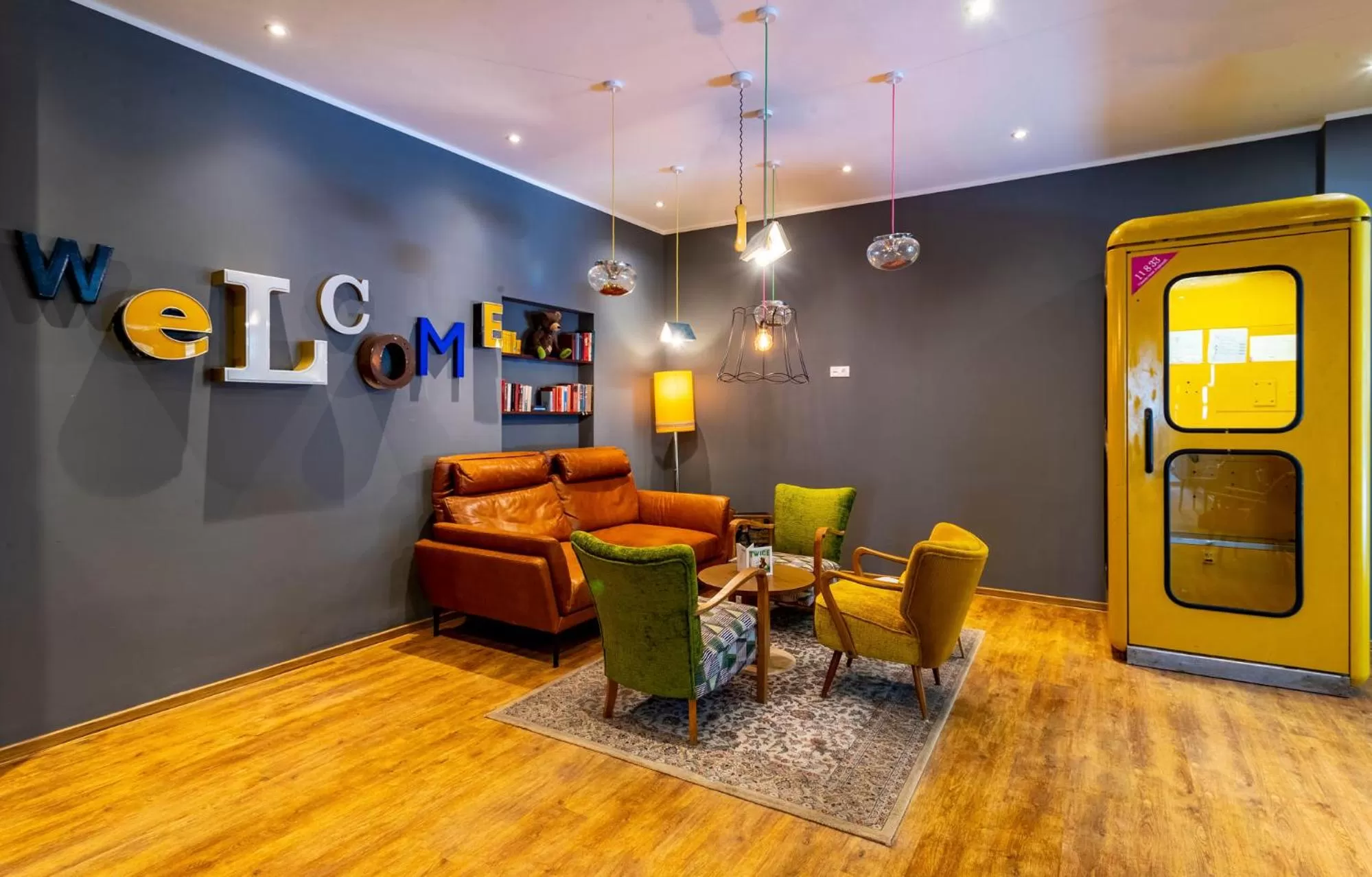 Seating area in tinyTwice Hotel Bonn