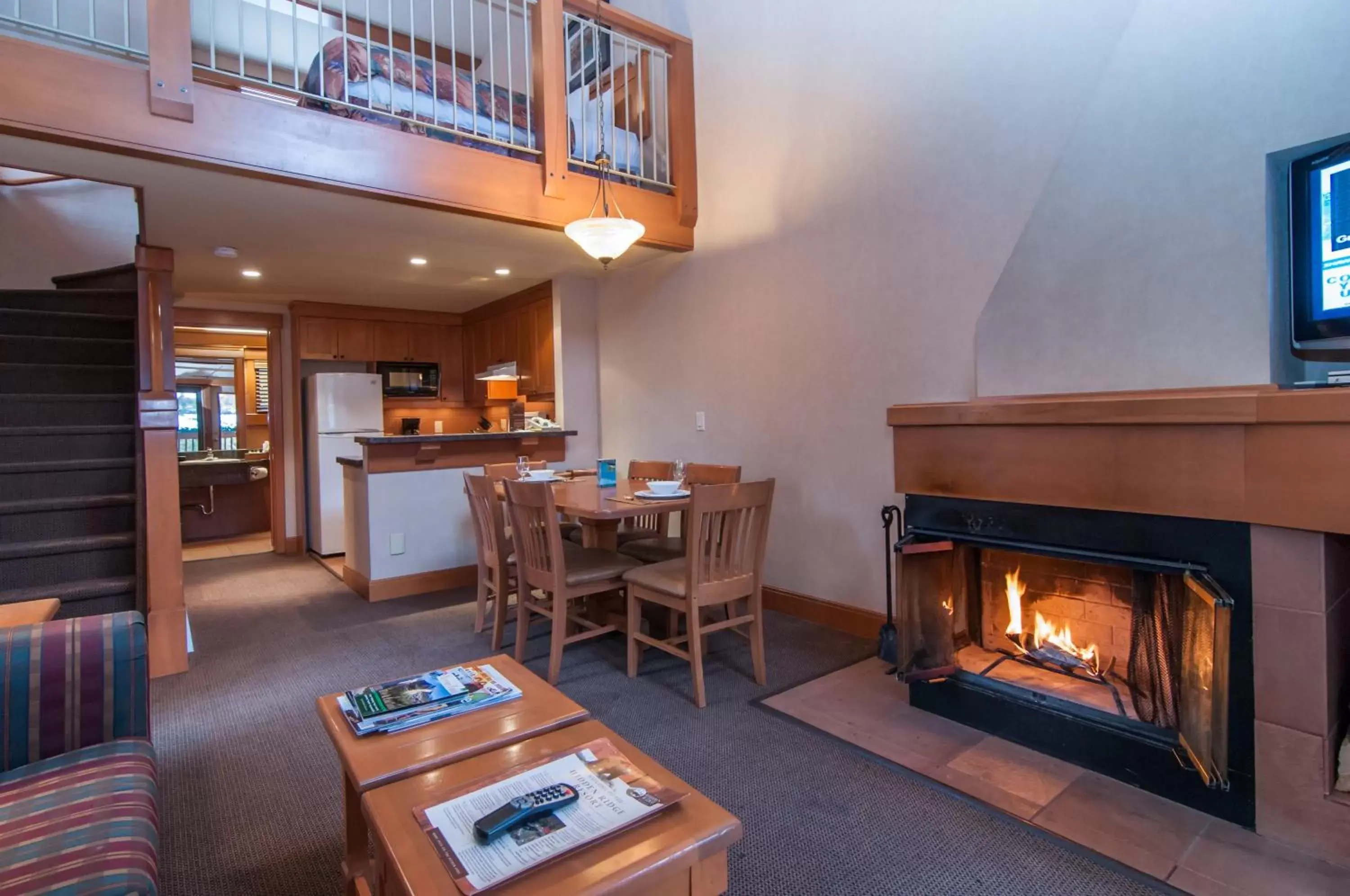 Kitchen or kitchenette in The Hidden Ridge Resort