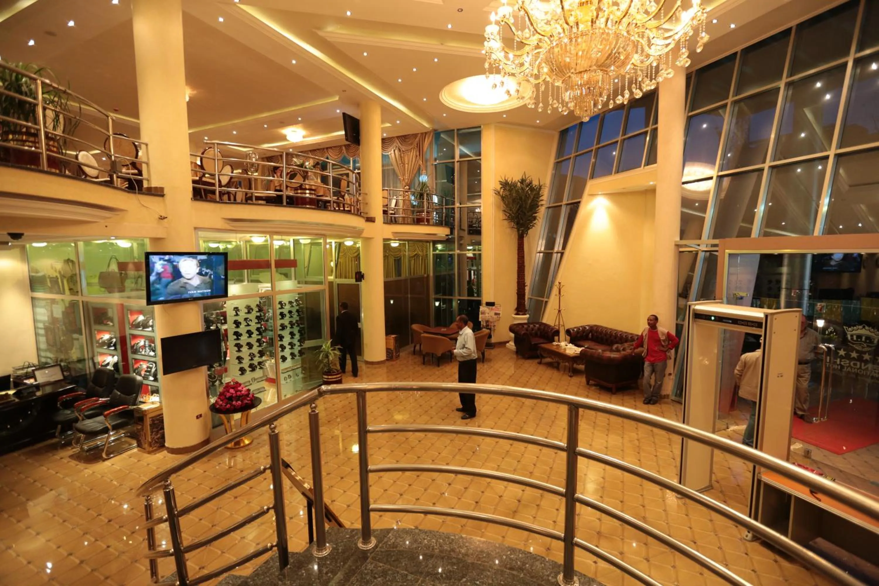 Balcony/Terrace in Friendship International Hotel