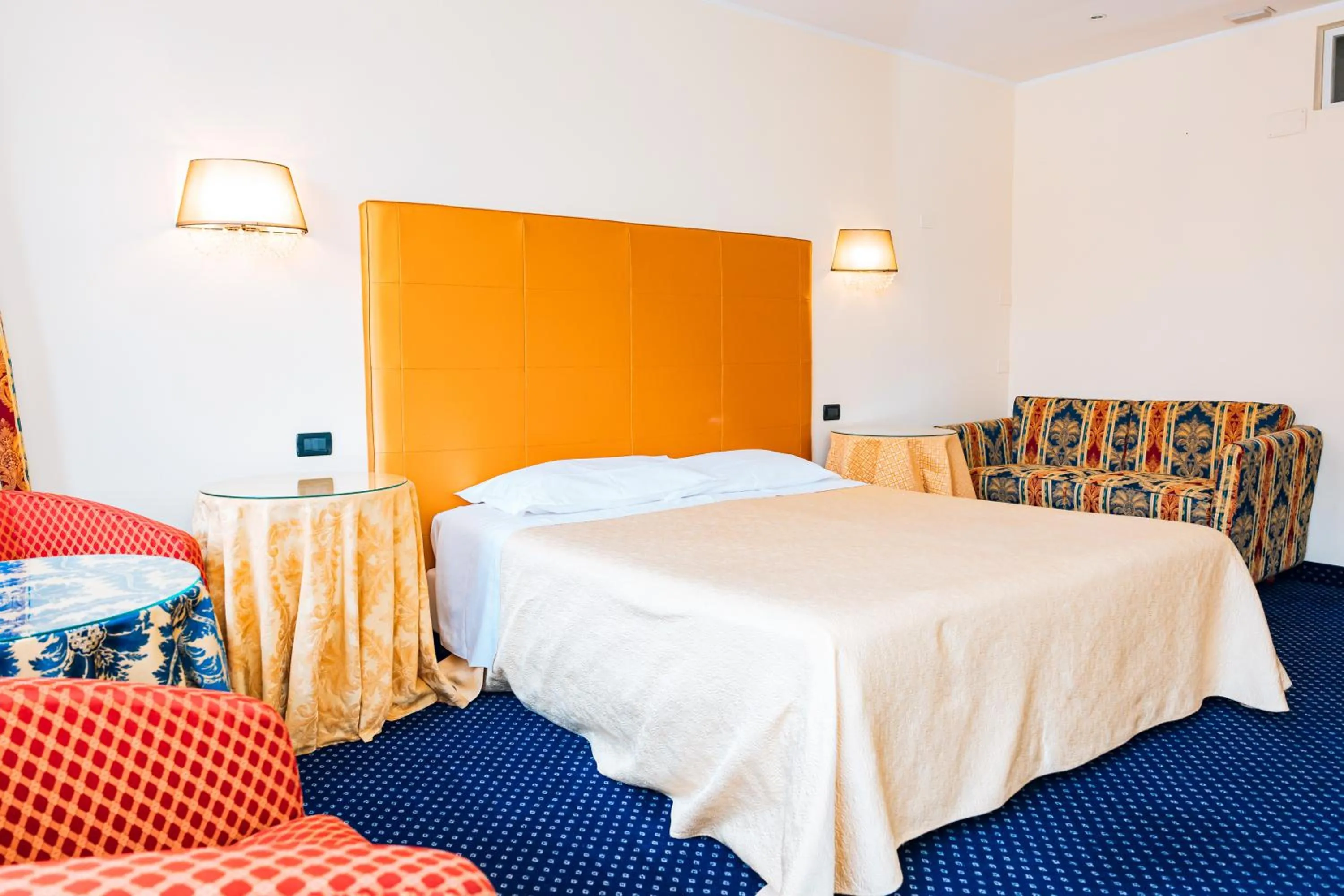 Bed in Panoramic Rooms Torre della Vittoria