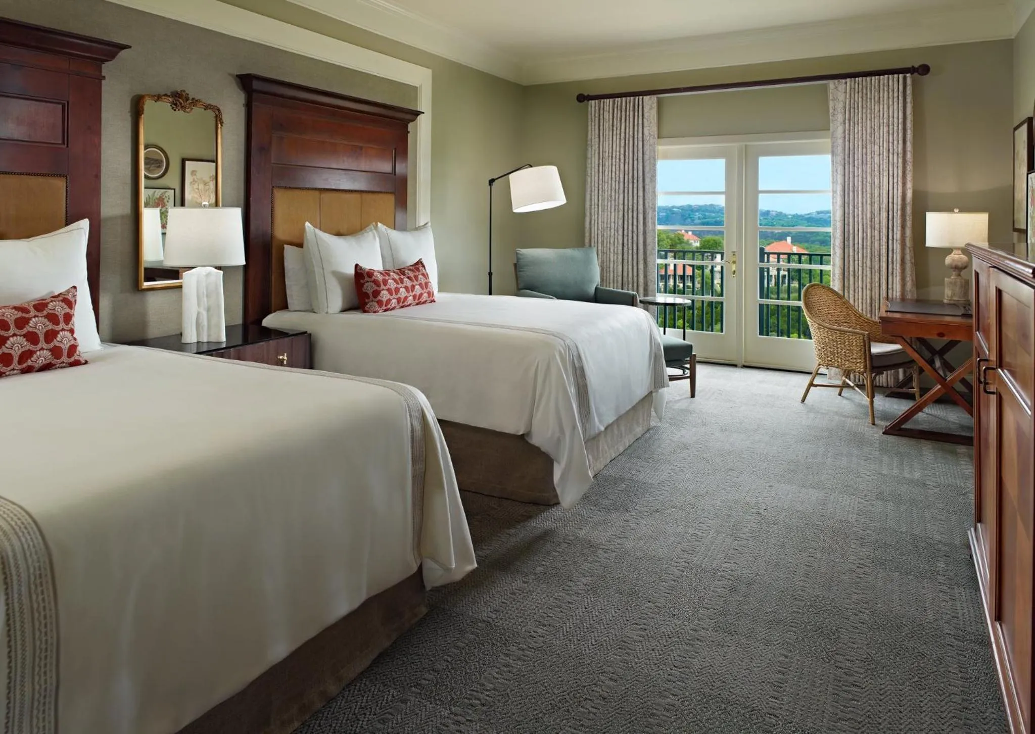 Photo of the whole room, Bed in Omni Barton Creek Resort and Spa Austin