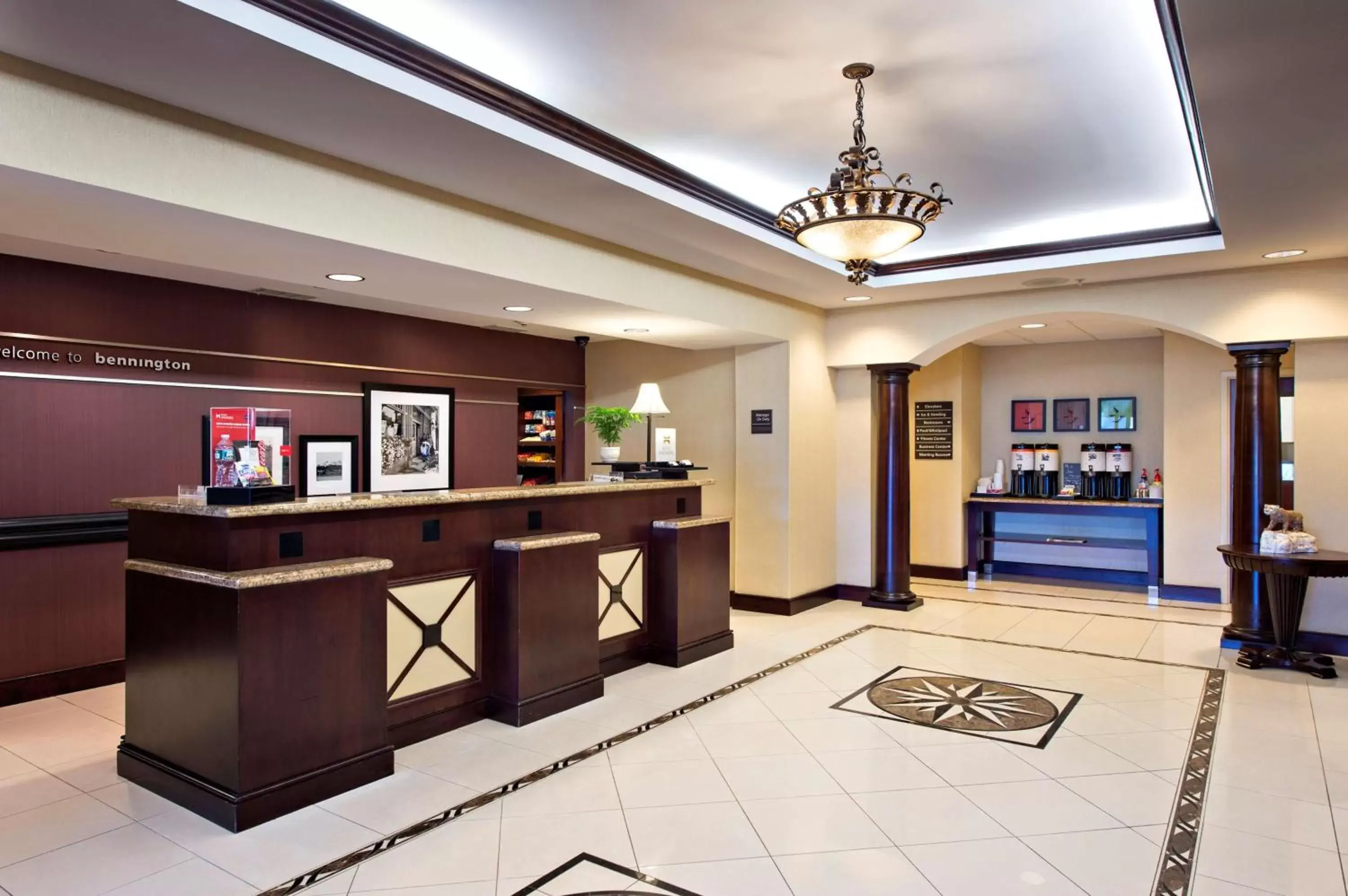 Lobby or reception in Hampton Inn Bennington Lobby or reception in Hampton Inn Bennington