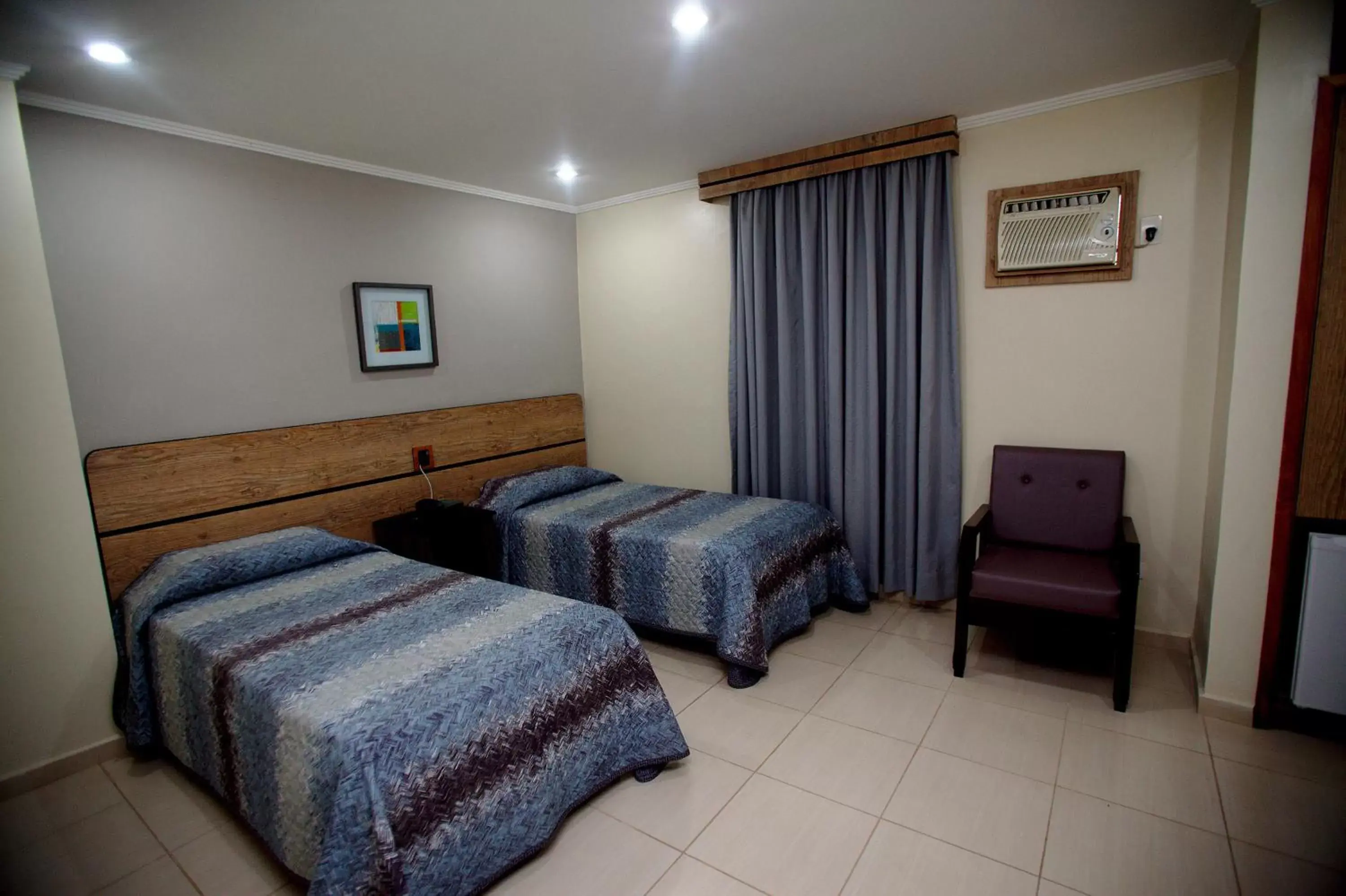 Decorative detail, Bed in Hotel America do Sul