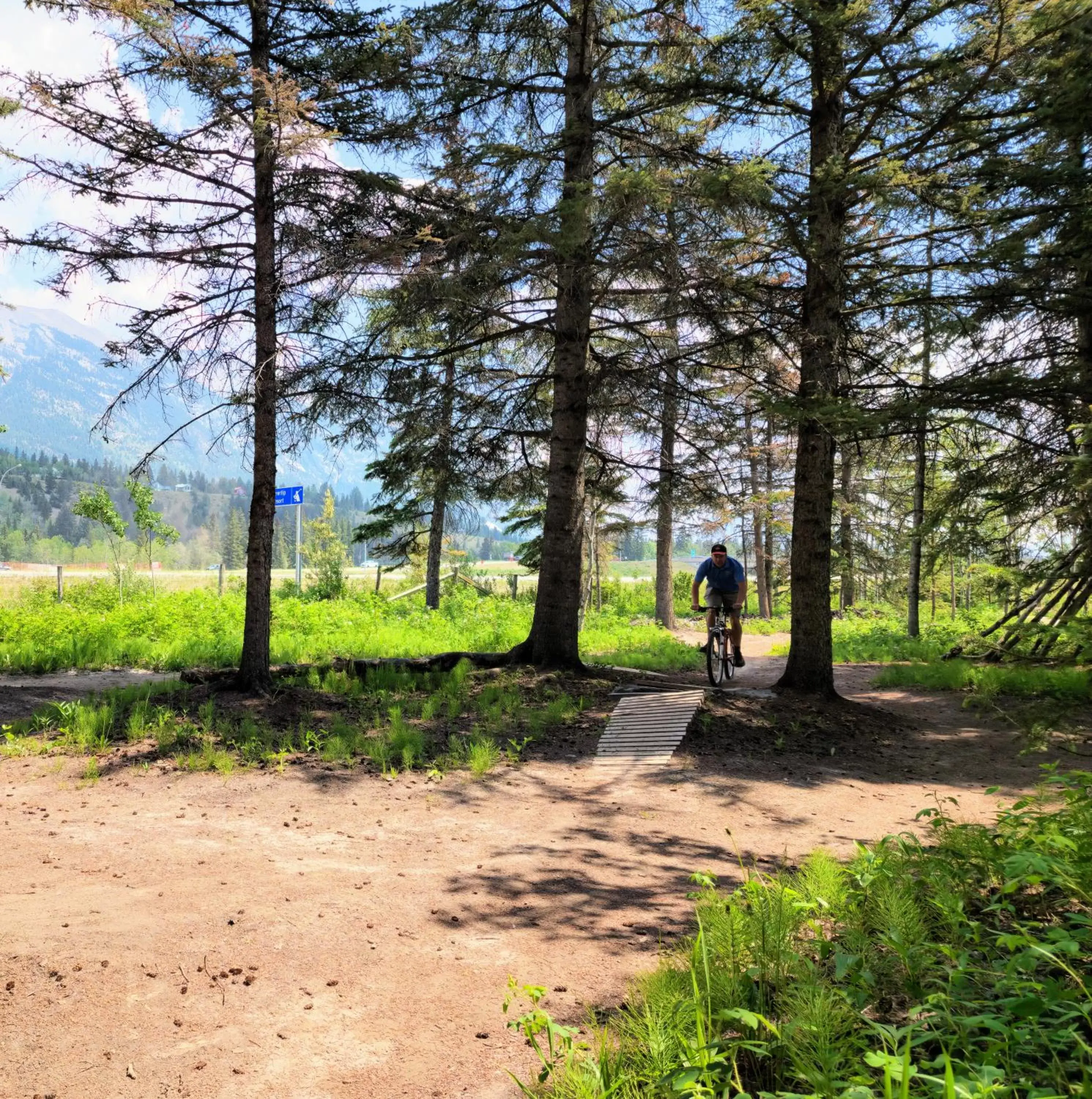 Cycling in Sunset Resorts Canmore and Spa