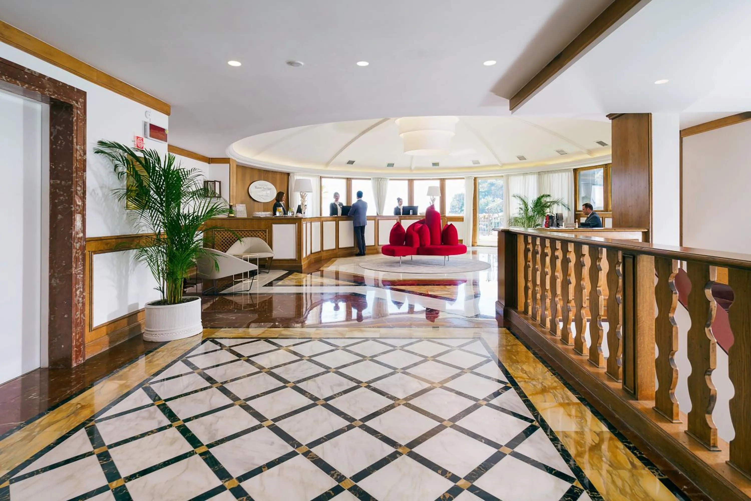 Lobby or reception in Mazzarò Sea Palace - The Leading Hotels of the World