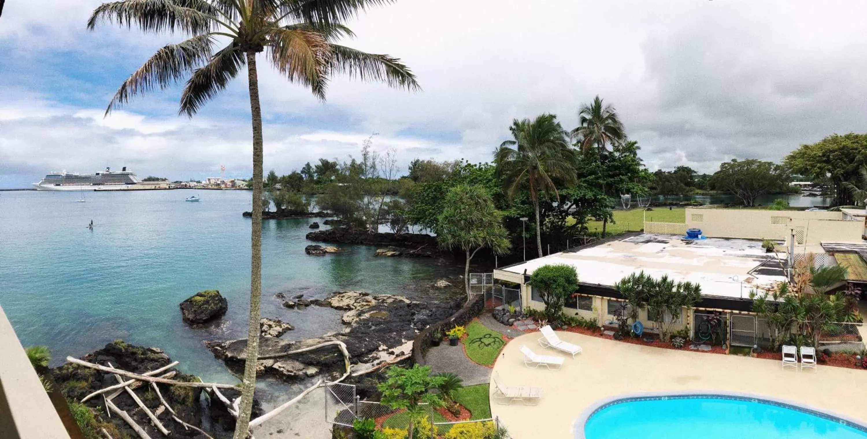 Other, Pool View in Hilo Reeds Bay Hotel