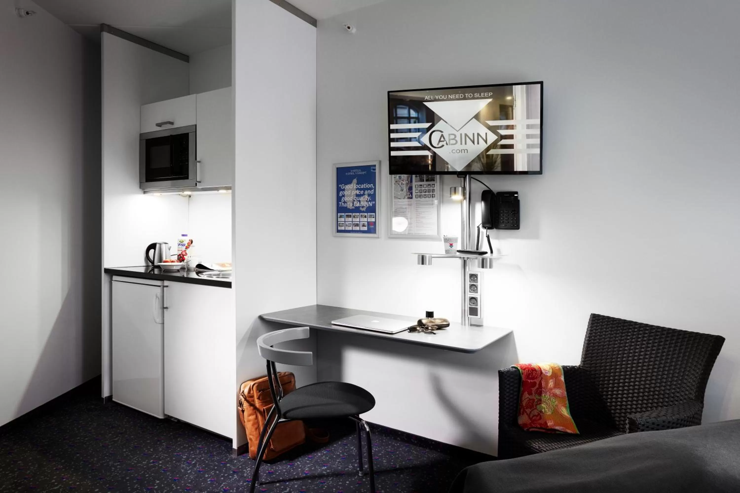 TV and multimedia in Cabinn Aarhus