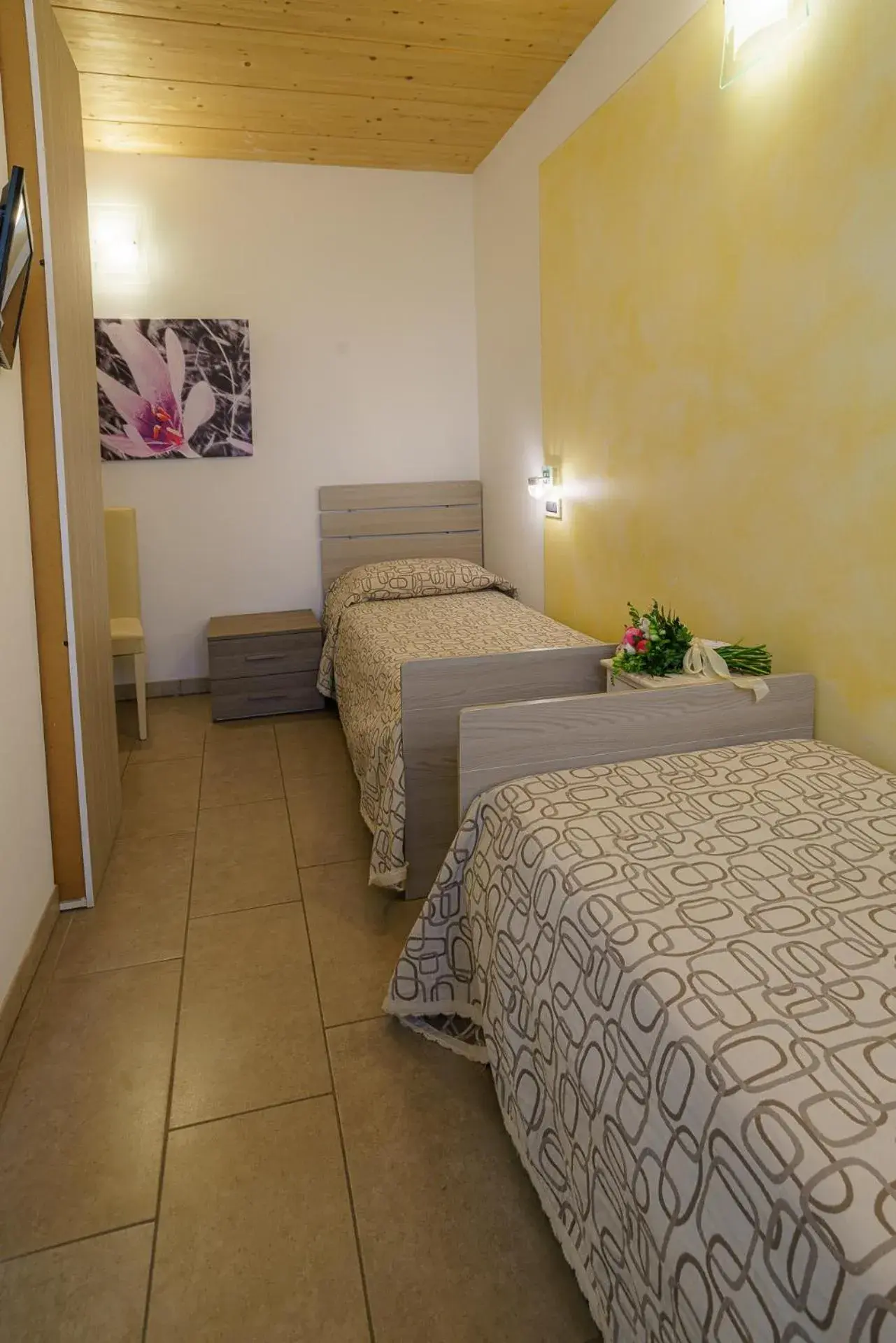 Bed in Albergo La Lampara