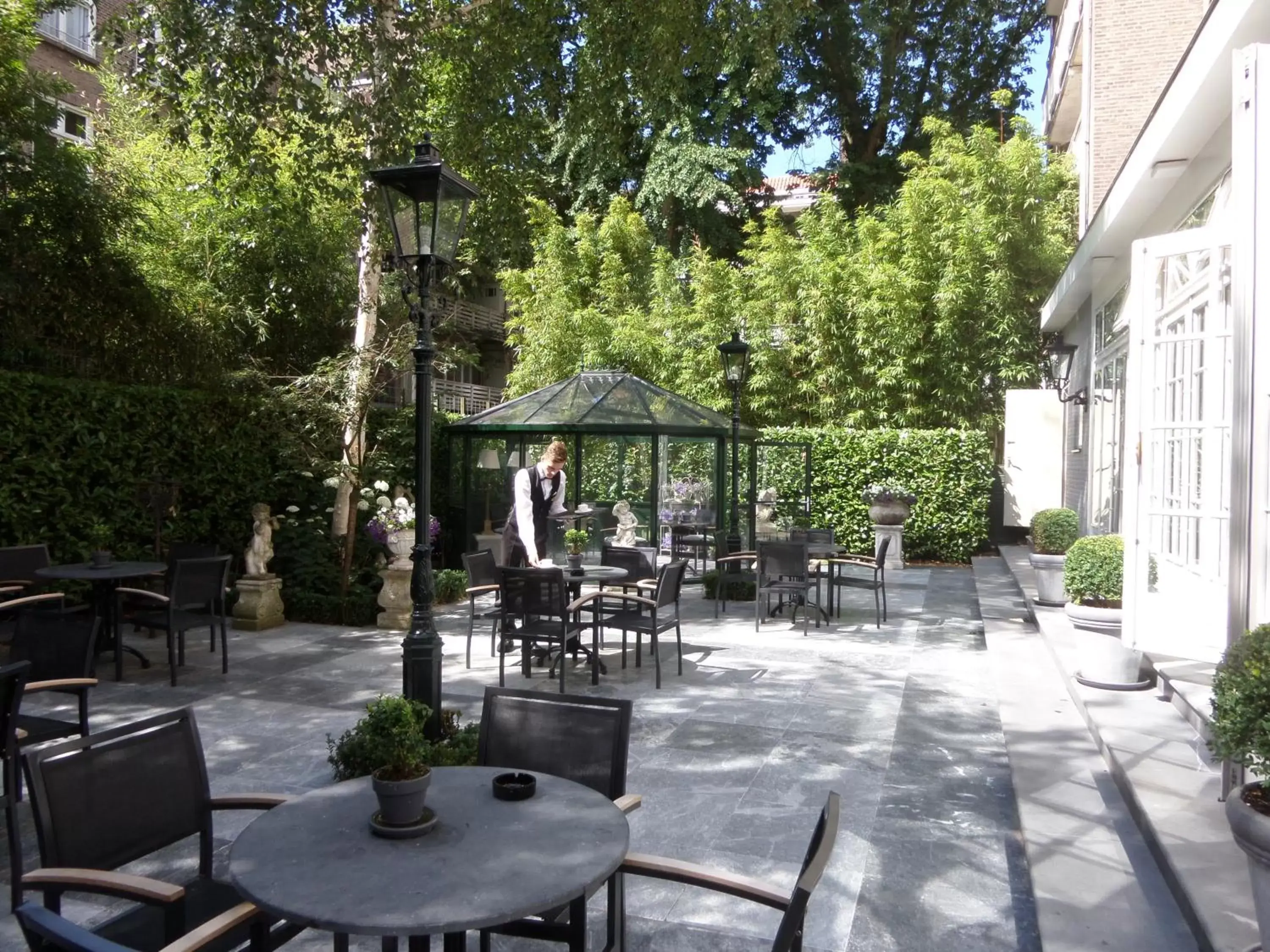 Garden, Restaurant/Places to Eat in Apollofirst Boutique Hotel