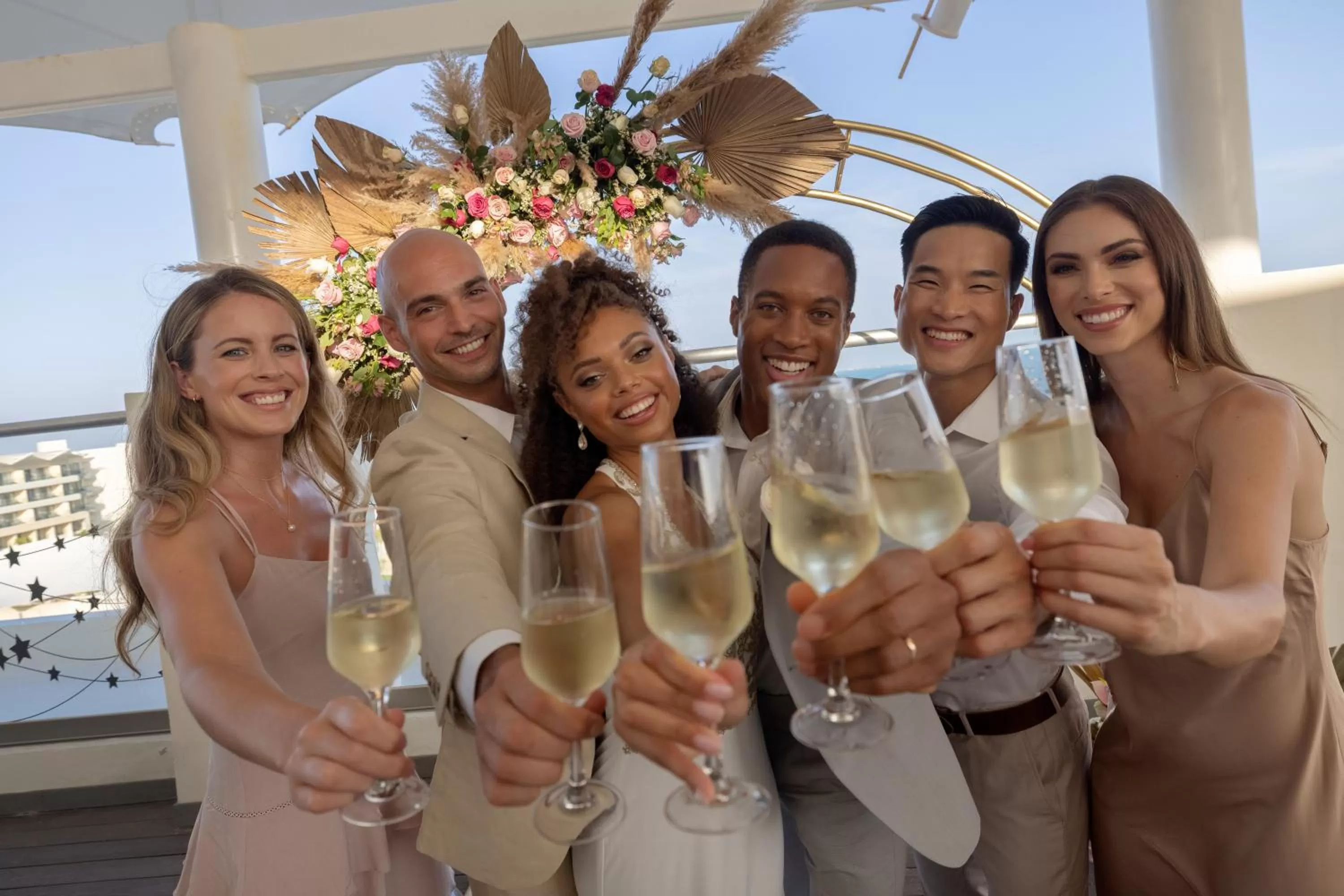 wedding in Planet Hollywood Cancun by Royalton, An Autograph Collection All-Inclusive Resort