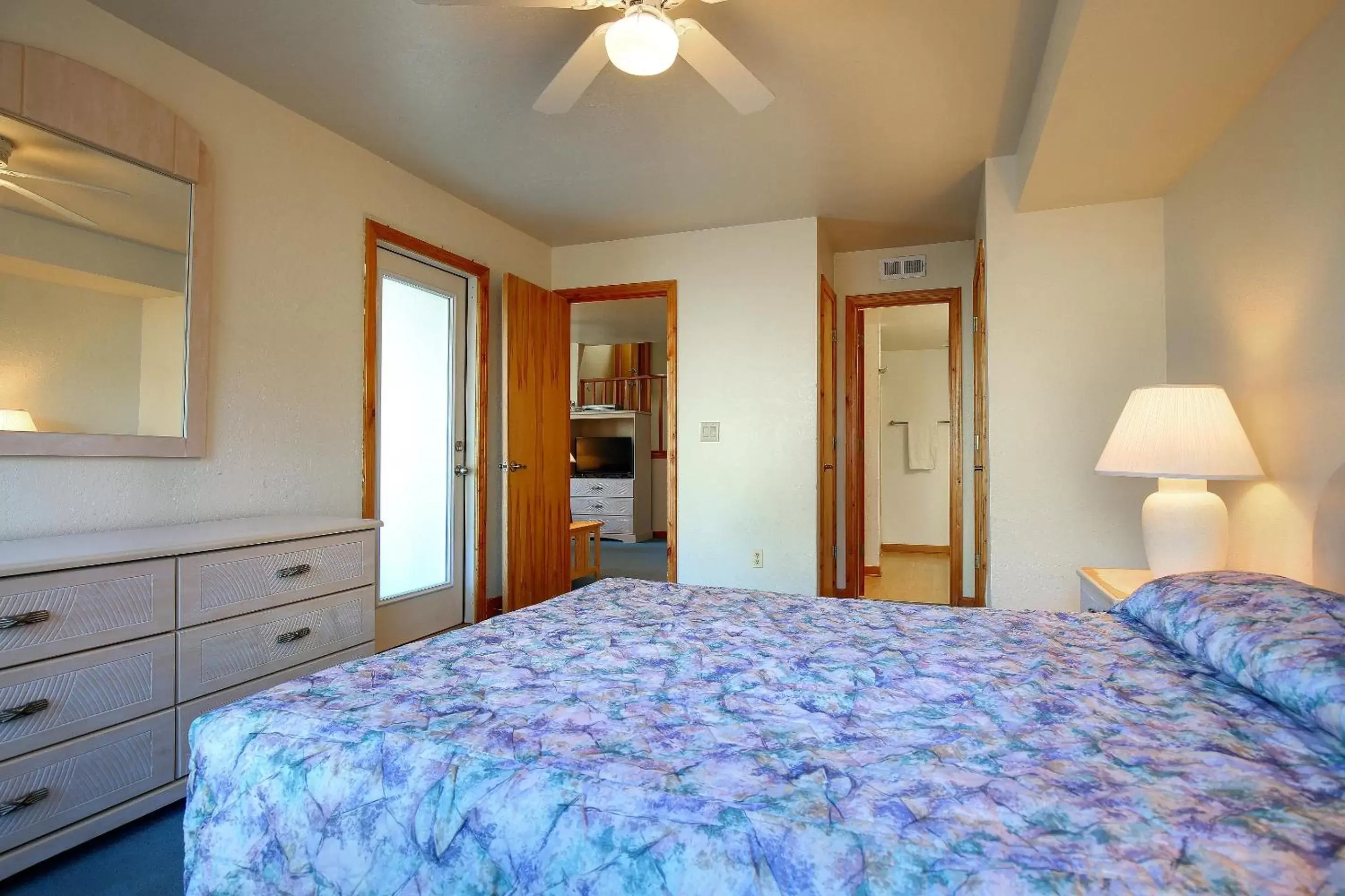 Bedroom, Bed in Barrier Island Station, a VRI resort